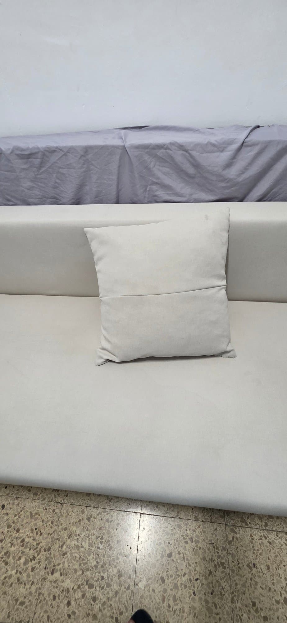 ASARUM sofá cama 3 prazas, beixe