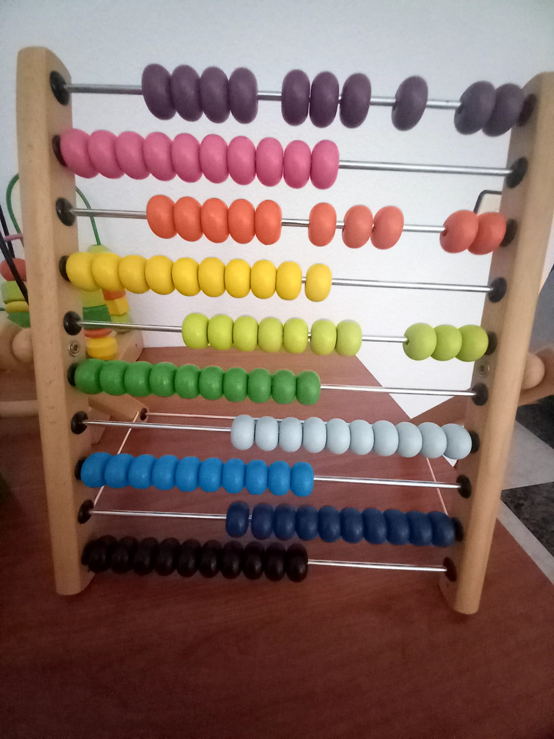 UNDERHÅLLA ábaco, multicolor