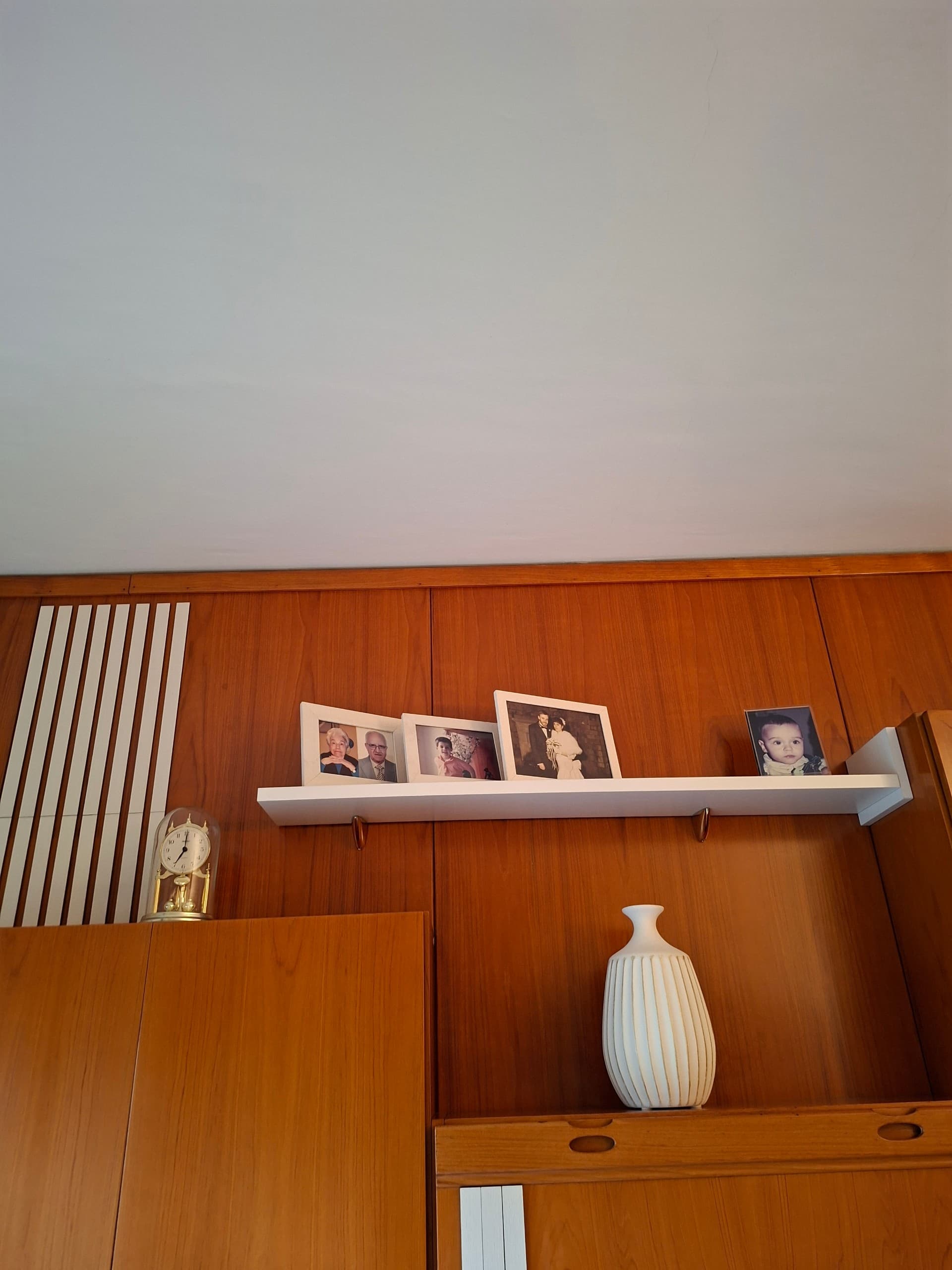 BERGSHULT shelf, white, 120x20 cm