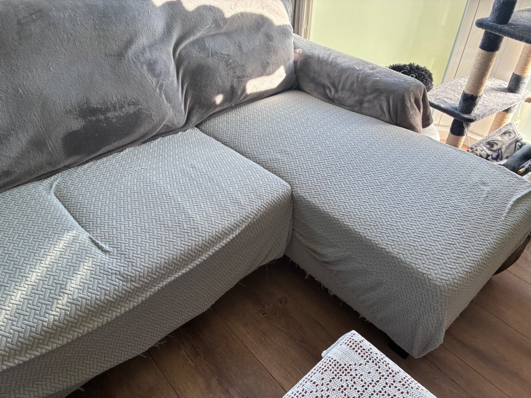 SALTSJÖBADEN 3-seat sofa with chaise longue, Tonerud grey