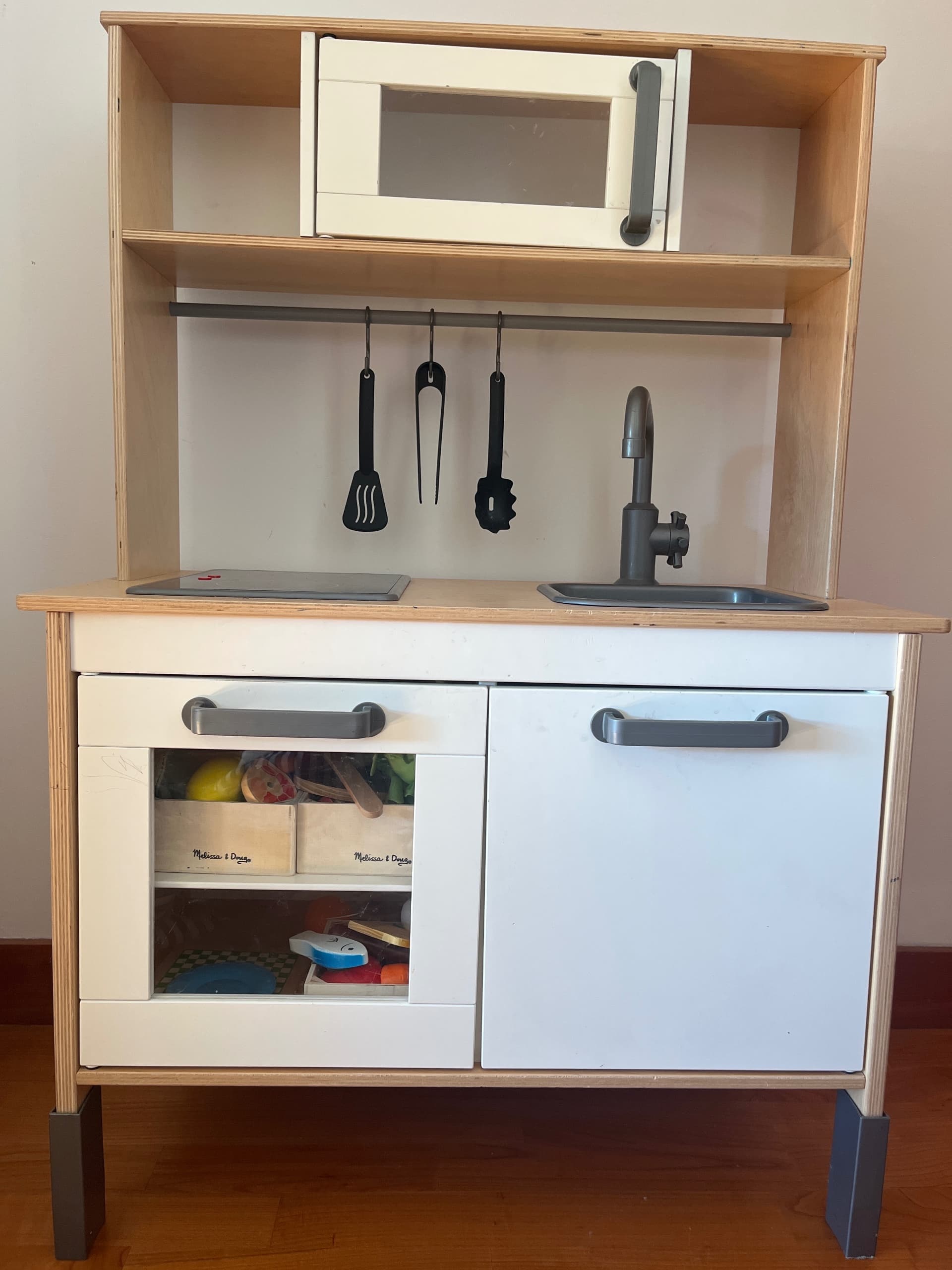 DUKTIG minicuina, bedoll, 72x40x109 cm