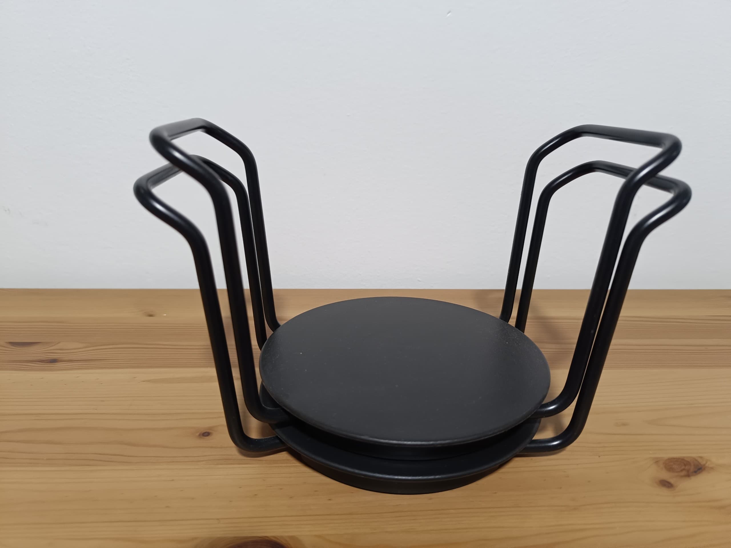 UPPDATERA plate holder, anthracite, 15-23 cm
