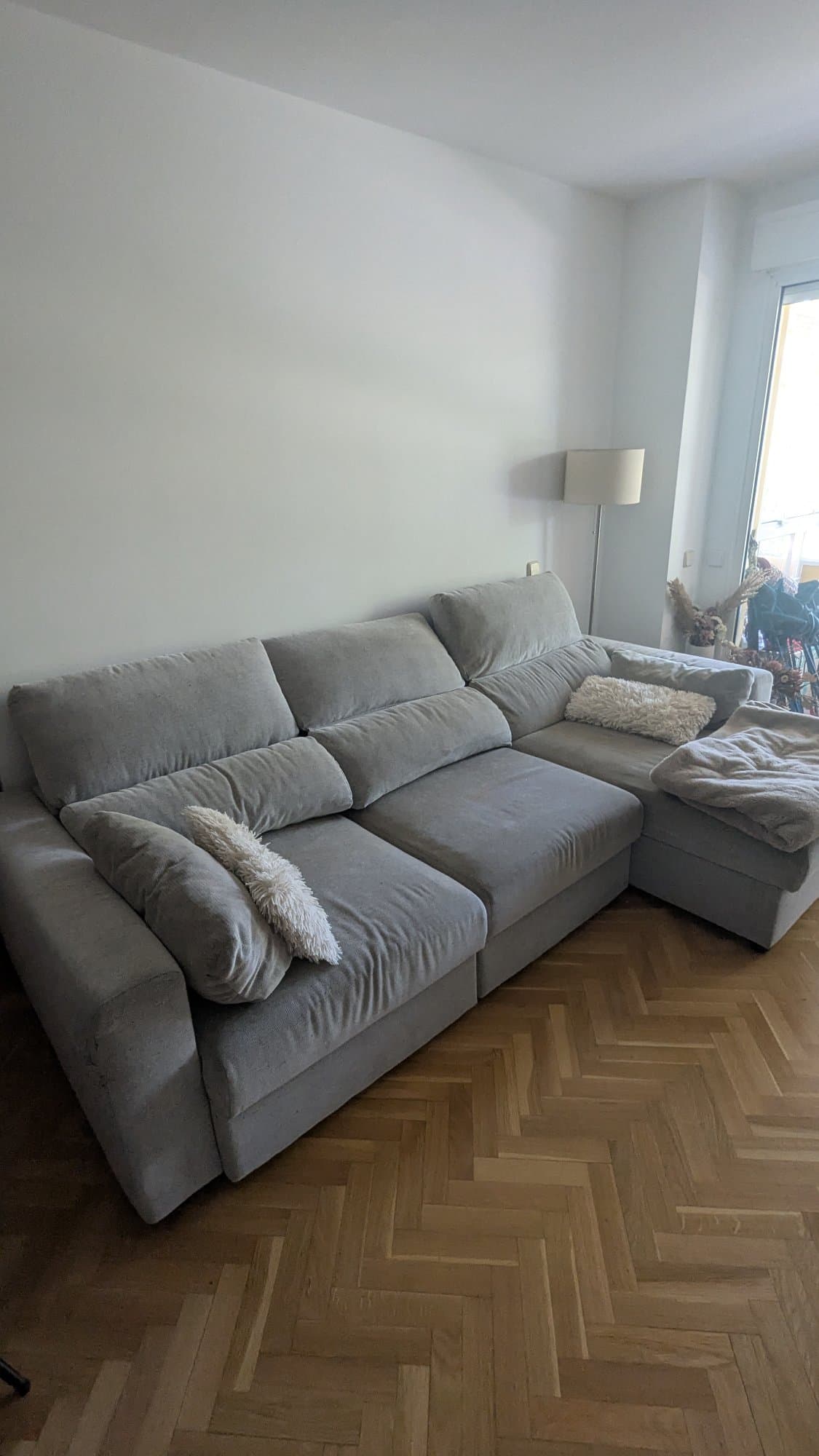 ESKILSTUNA 3-seat sofa, with chaise longue/Tallmyra white/black