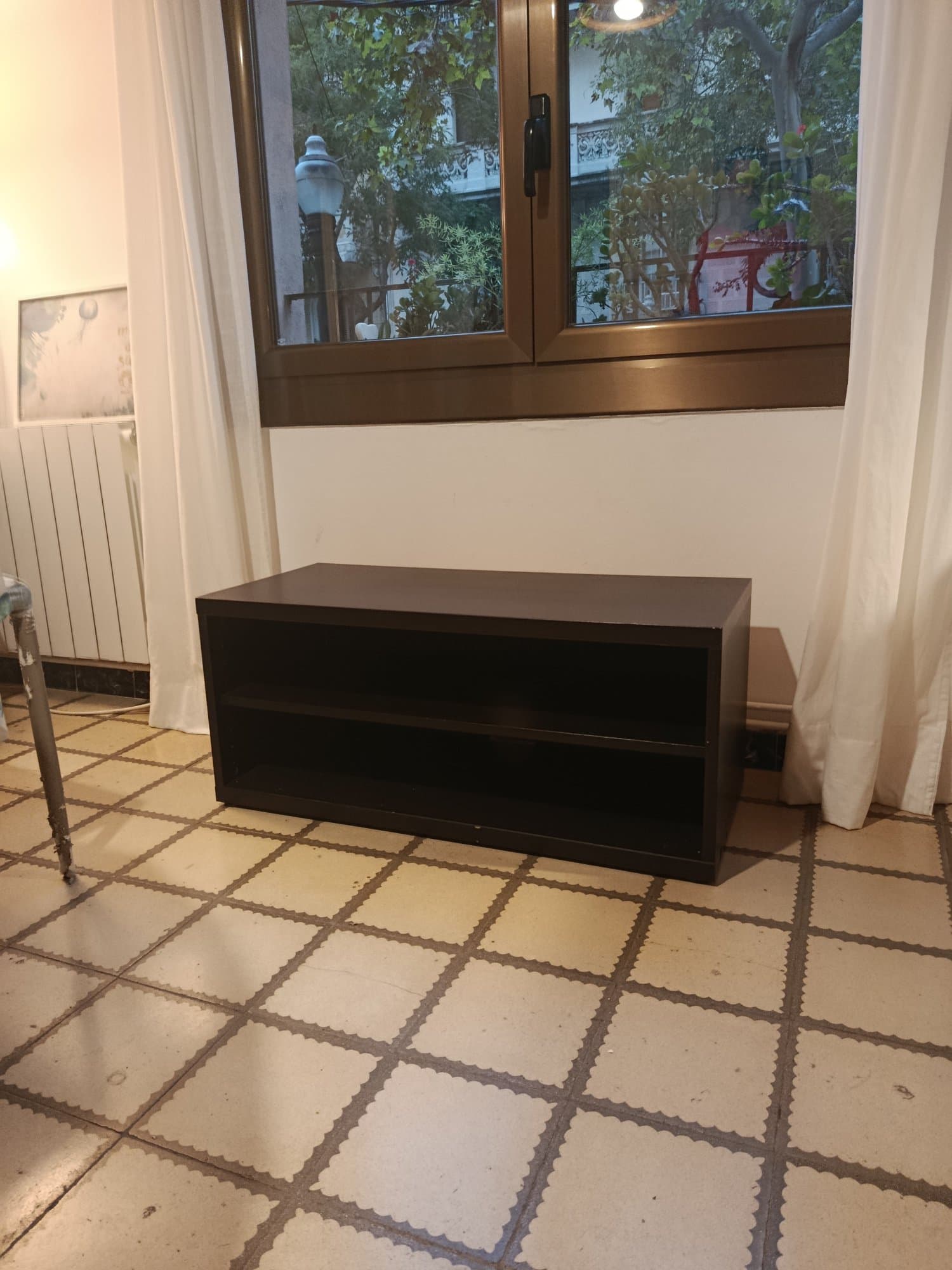BESTÅ moble TV, negro-marrón, 120x40x48 cm