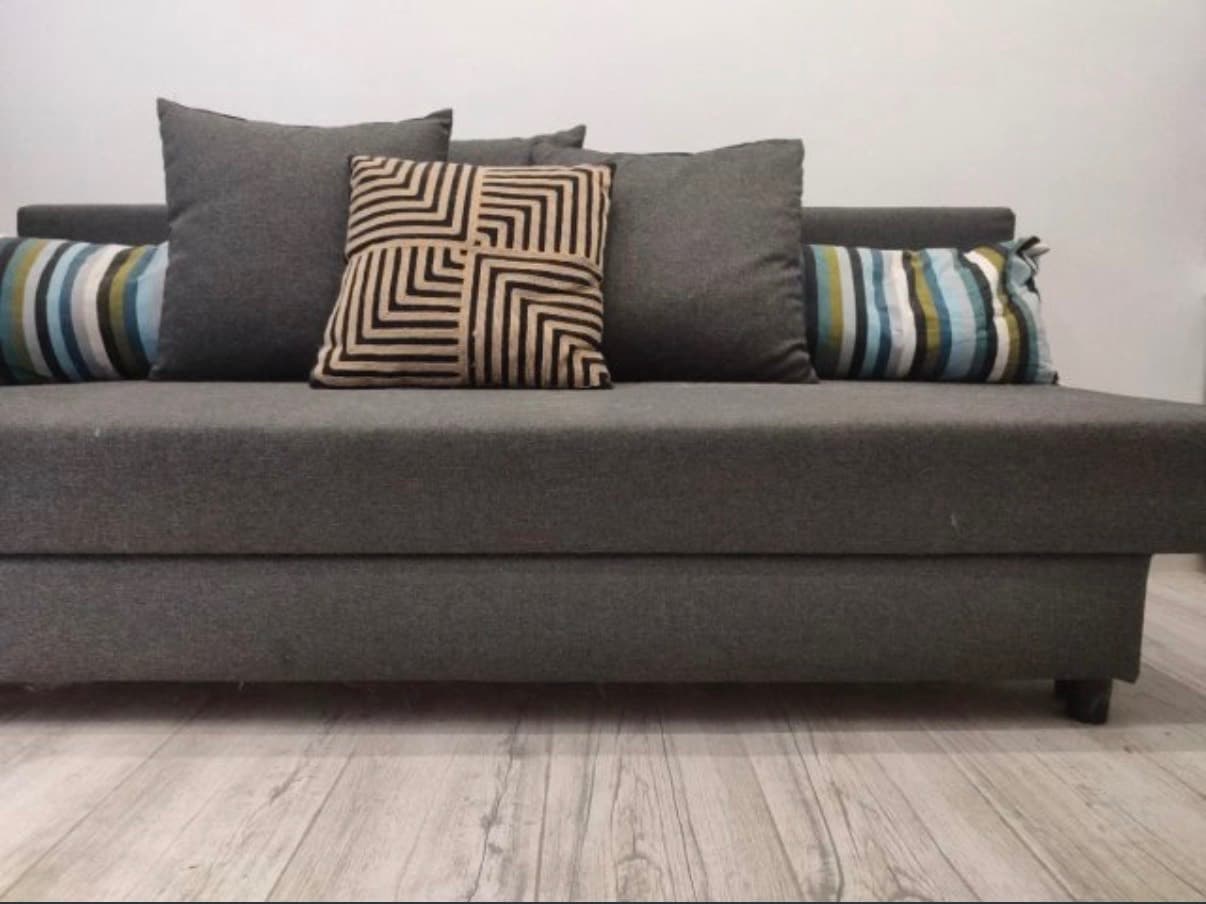 ASARUM sofá cama 3 prazas, gris