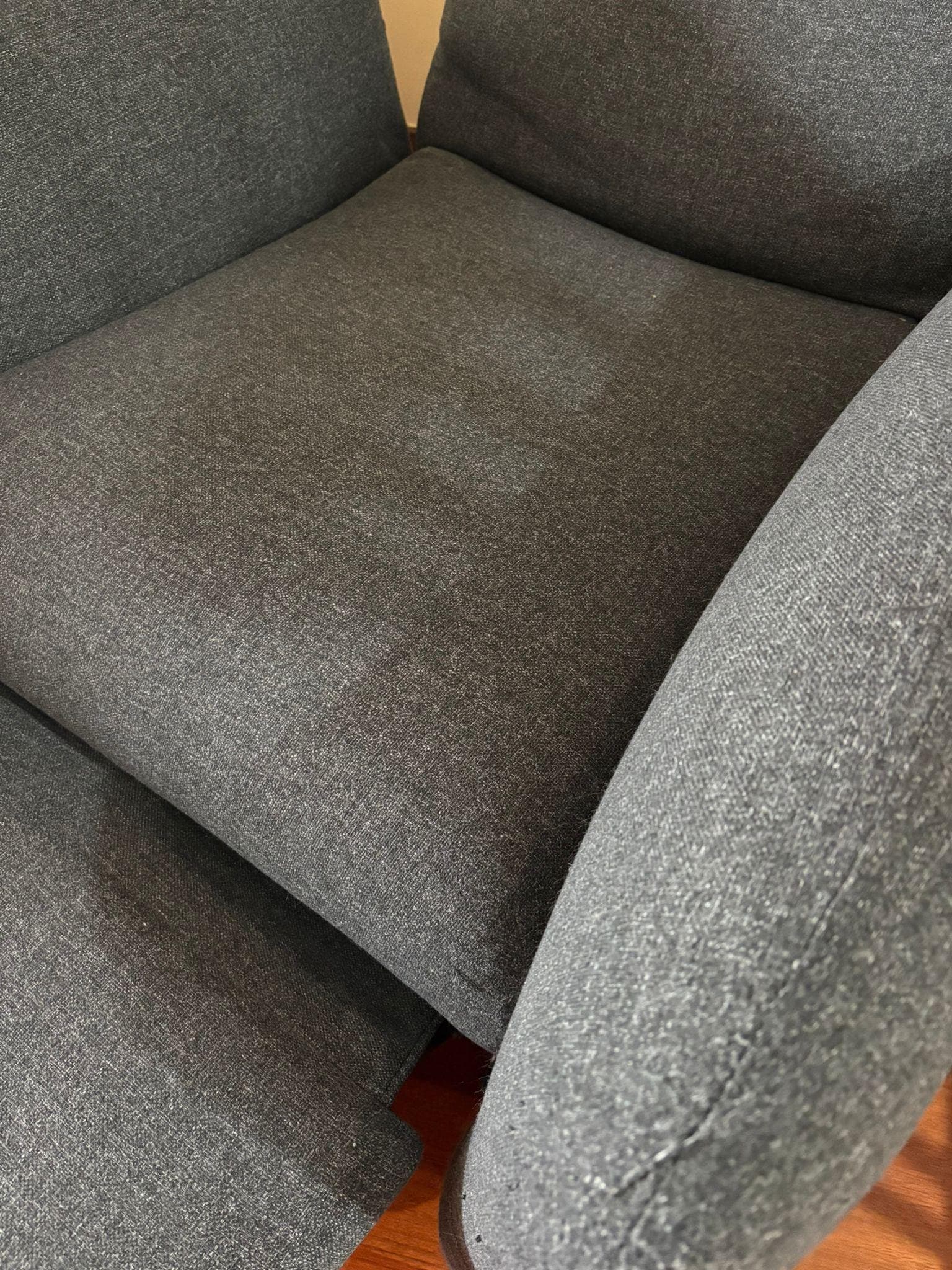EKOLSUND cadeira de brazos relax reclinable, Gunnared gris escuro