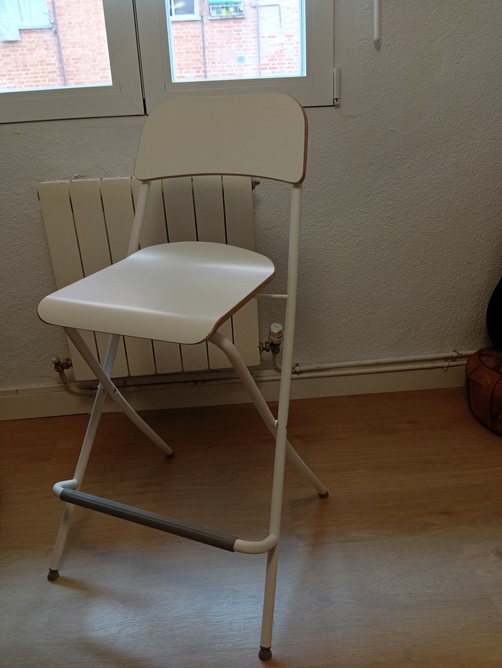 FRANKLIN tallo alto pregable, branco/branco, 74 cm