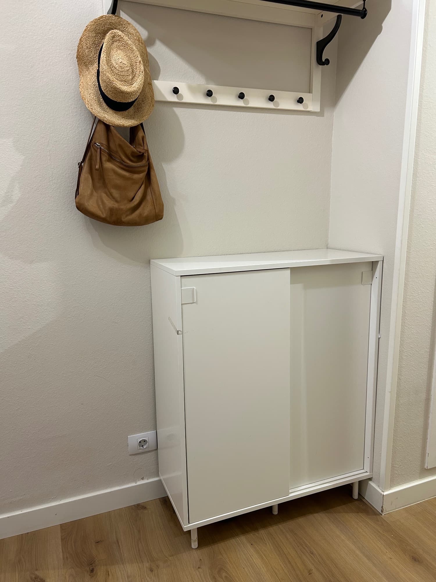 MACKAPÄR sabater/emmagatzematge, blanc, 80x35x102 cm
