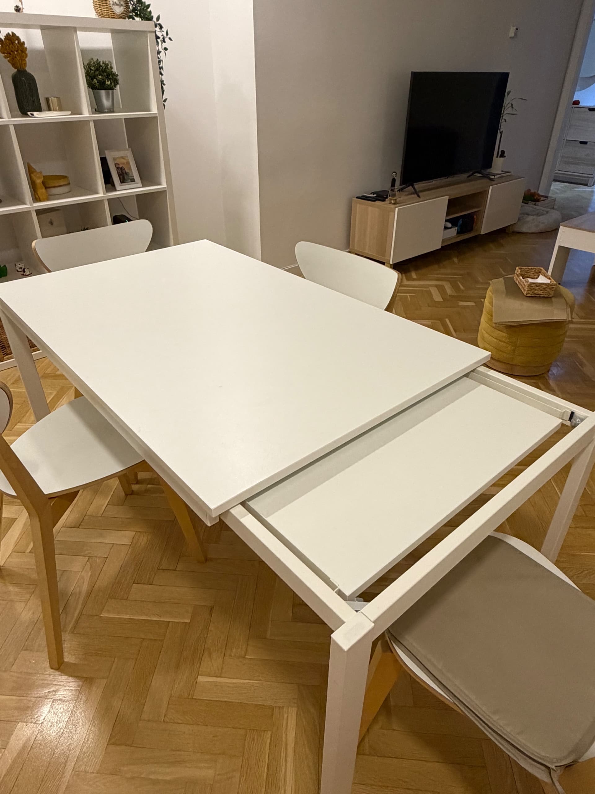 NORDMYRA COMEDOR cadira, blanc/bedoll