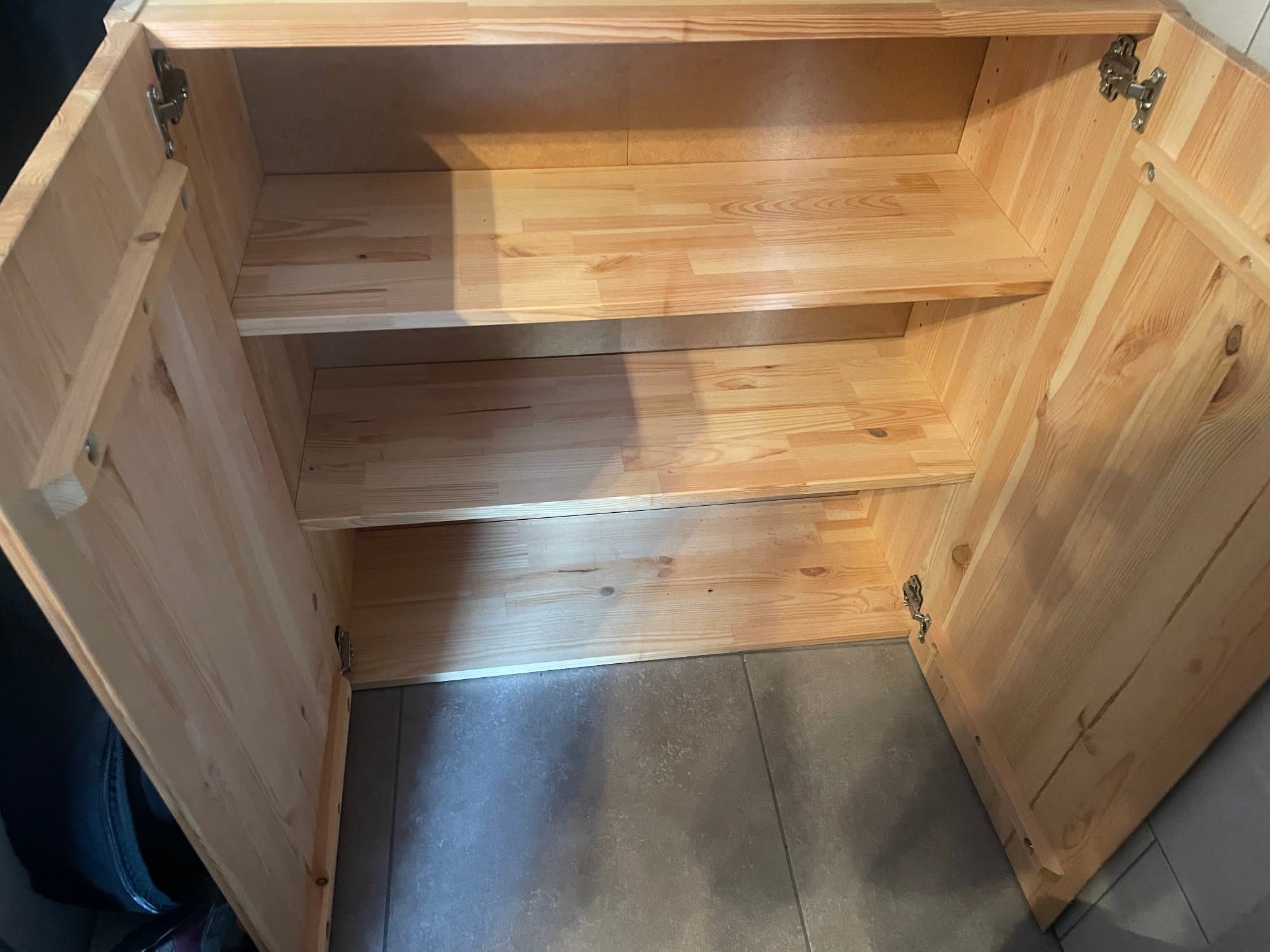 IVAR cabinet, pine, 80x30x83 cm
