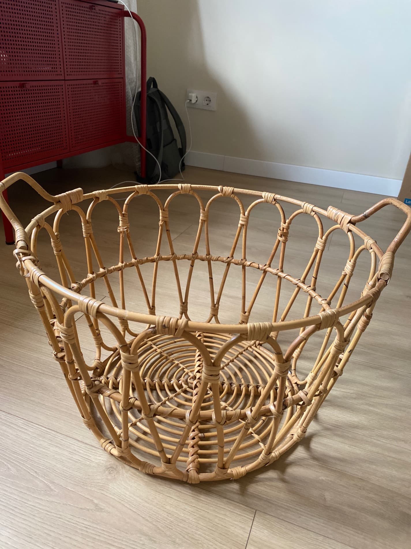 SNIDAD cesta, ratán, 54x39 cm