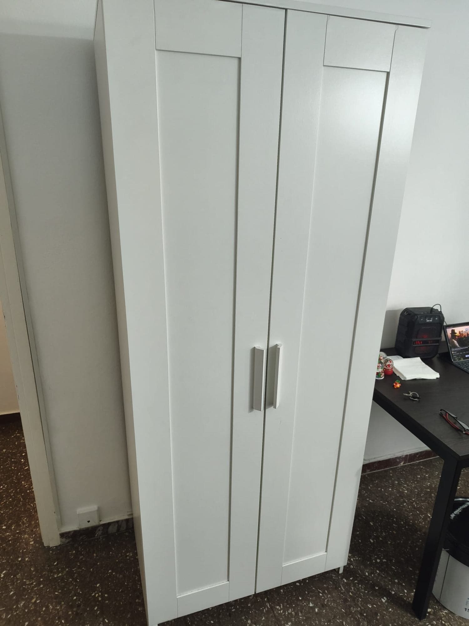 BRIMNES armari amb 2 portes, blanc, 78x50x190 cm
