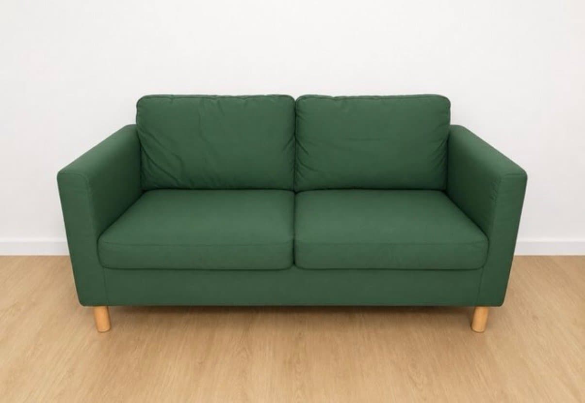 PÄRUP cover for 2-seat sofa, Kelinge grey-turquoise
