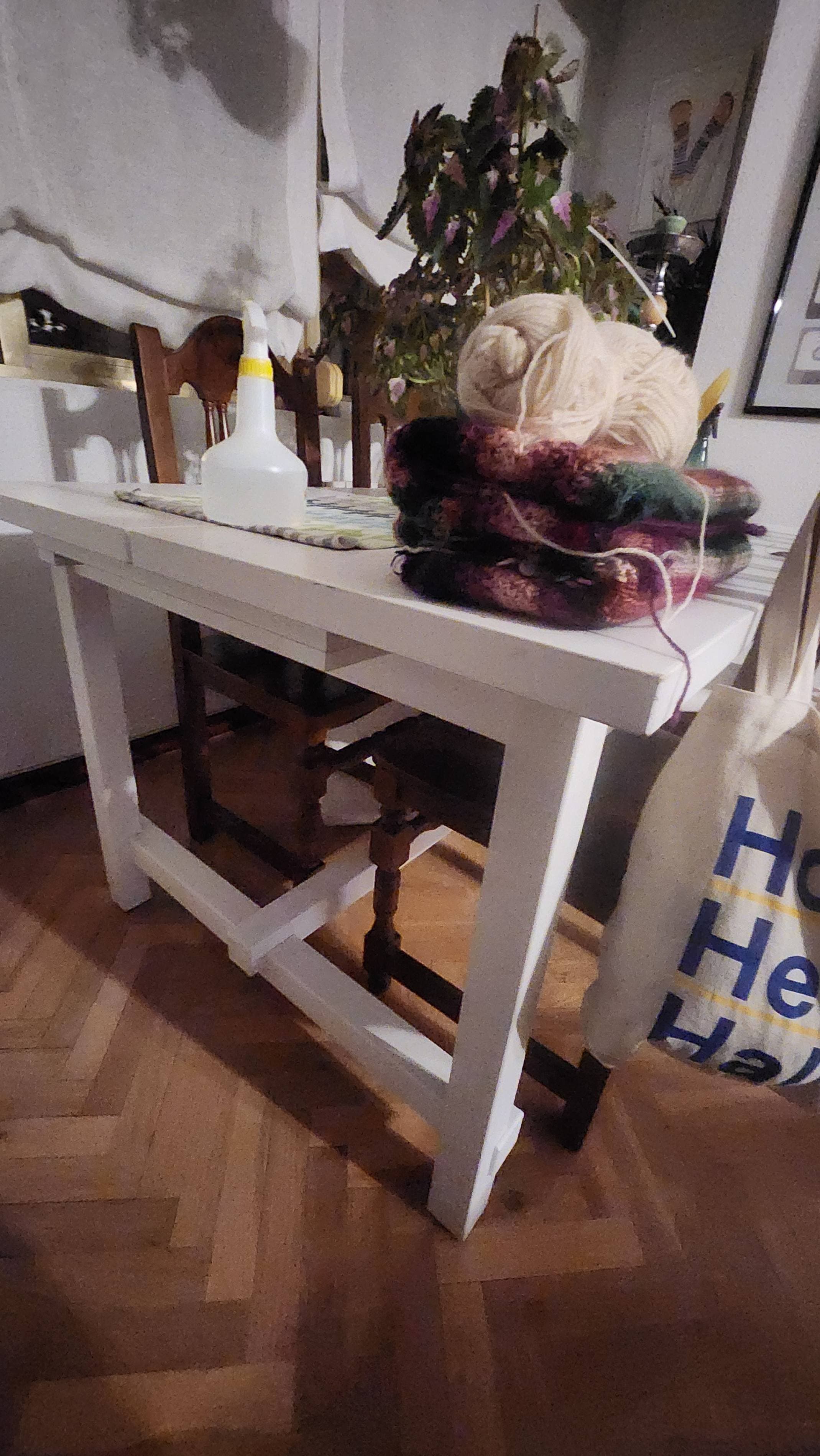 NORDVIKEN mesa extensible, branco, 152/223x95 cm