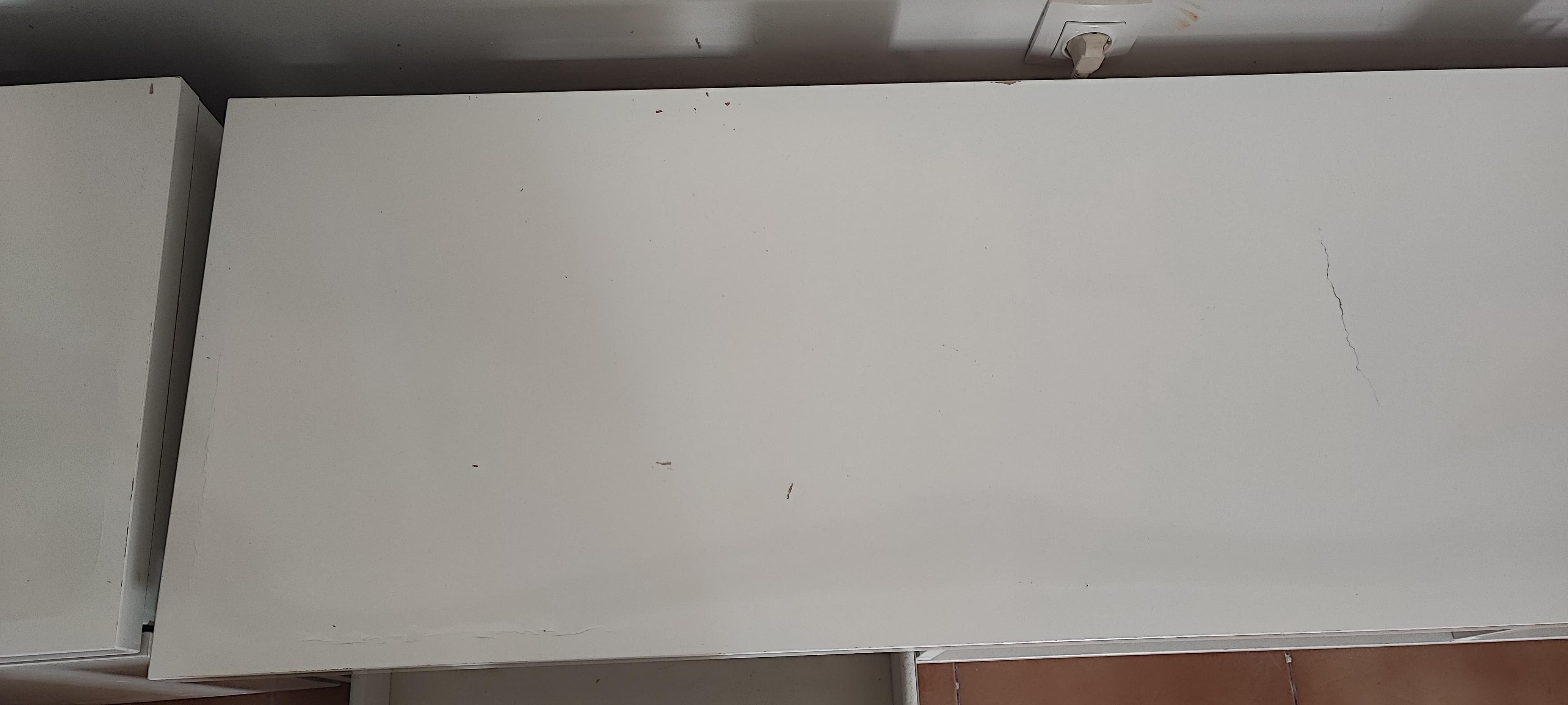 BYÅS TV bench, high-gloss white, 160x42x45 cm