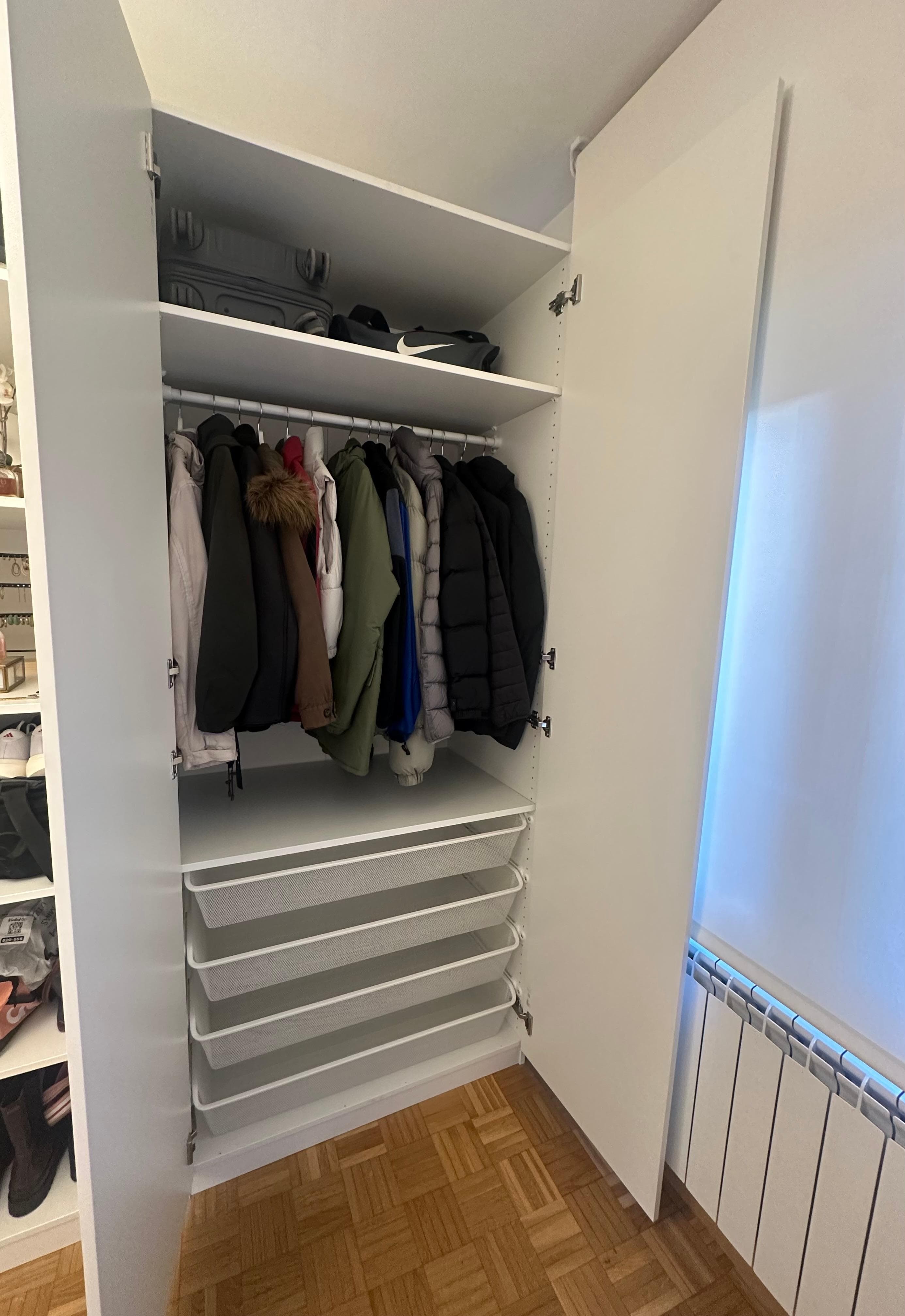 PAX estructura d'armari, blanc, 100x58x236 cm