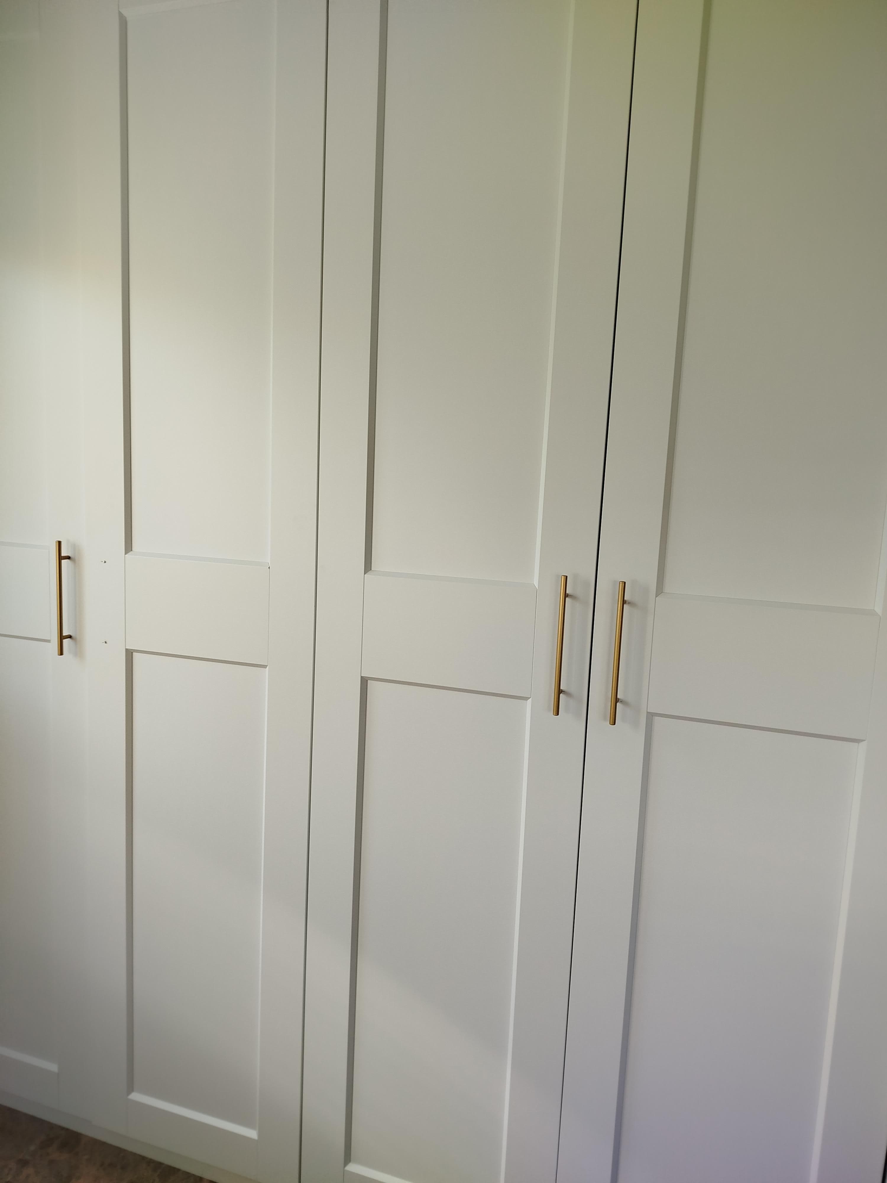 GRIMO door with hinges, white, 50x229 cm