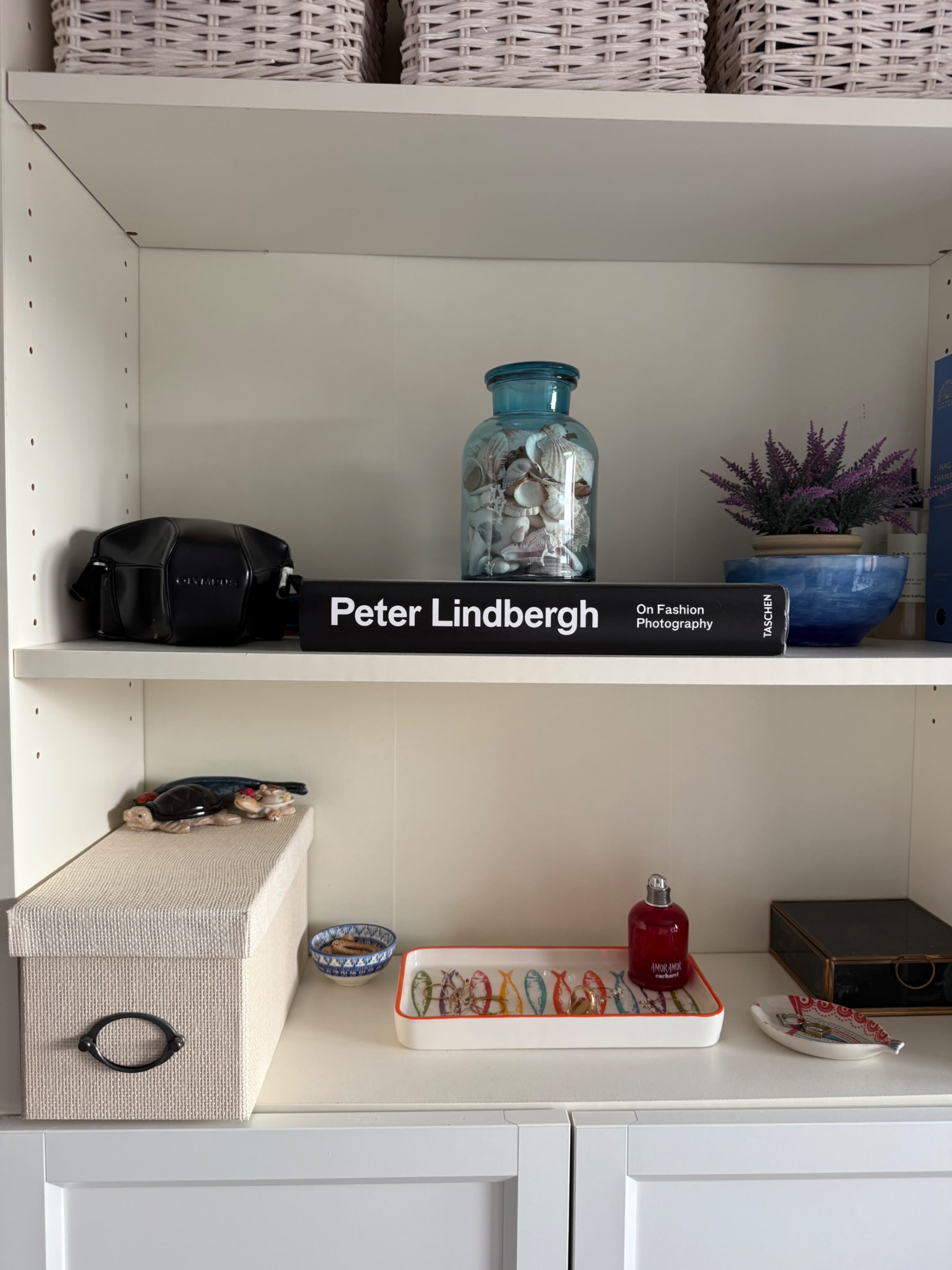 BILLY / OXBERG librería con puertas, blanco, 80x30x202 cm