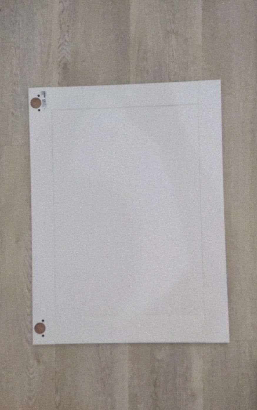 ENKÖPING porta, branco efecto madeira, 60x80 cm