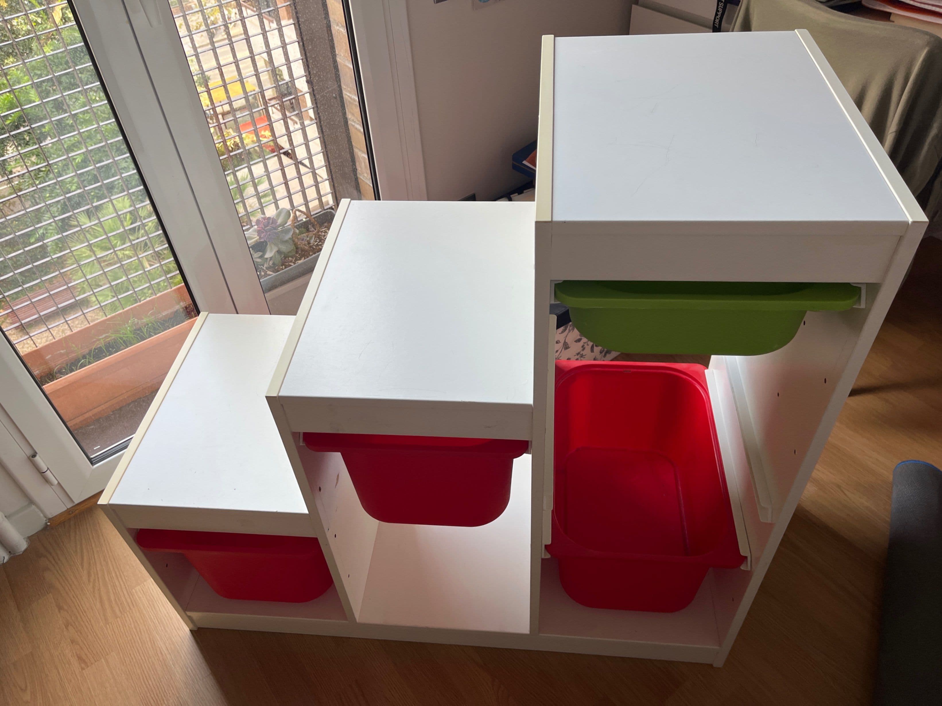 TROFAST Estructura, blanco, 99x44x94 cm