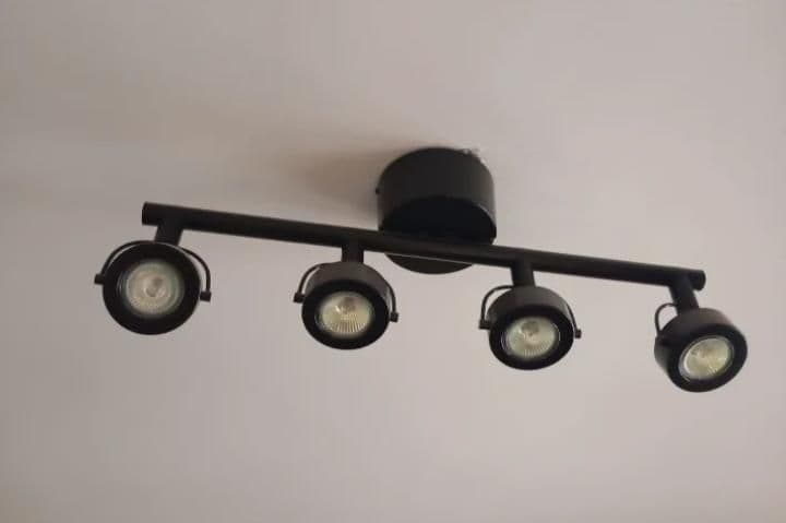 HEKTAR ceiling track, 3-spots, dark grey