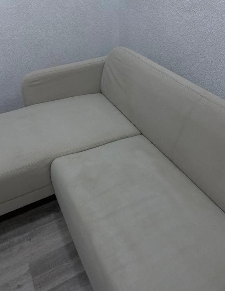 LINANÄS 3 eserlekuko sofa, +chaiselongue-ak/Vissle beixa