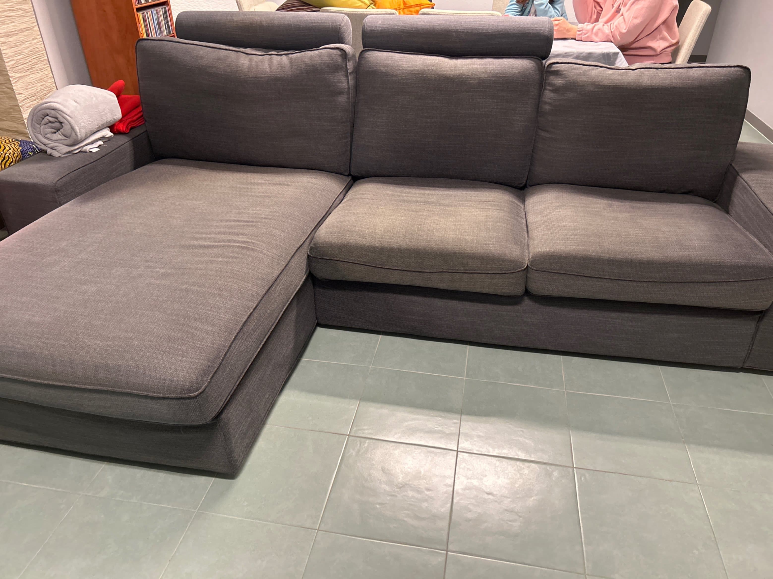 KIVIK 3 eserlekuko izkinako sofa, Tallmyra grisa