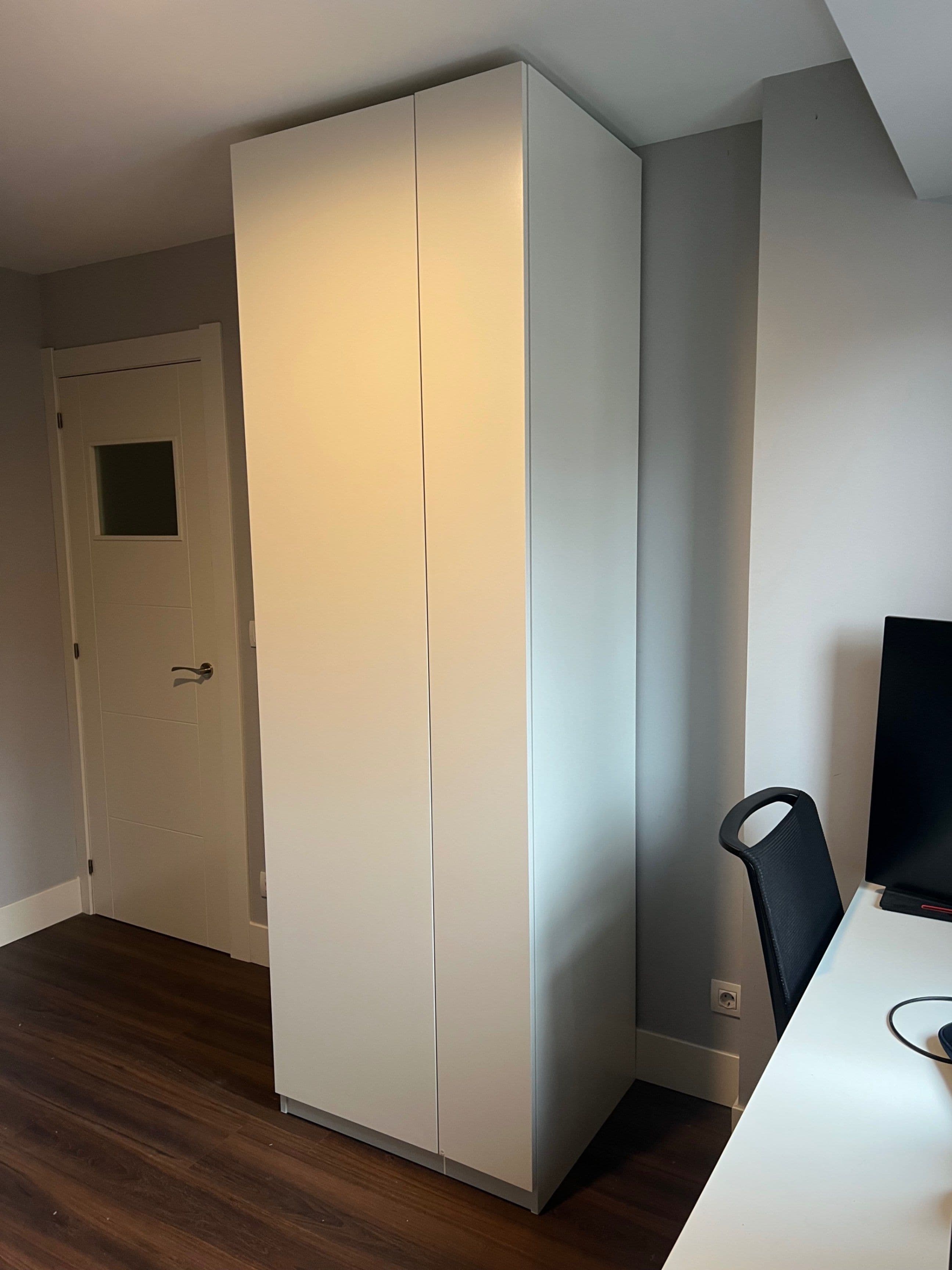 PAX / FORSAND armairu-konbinazioa, zuria/zuria, 75x60x236 cm
