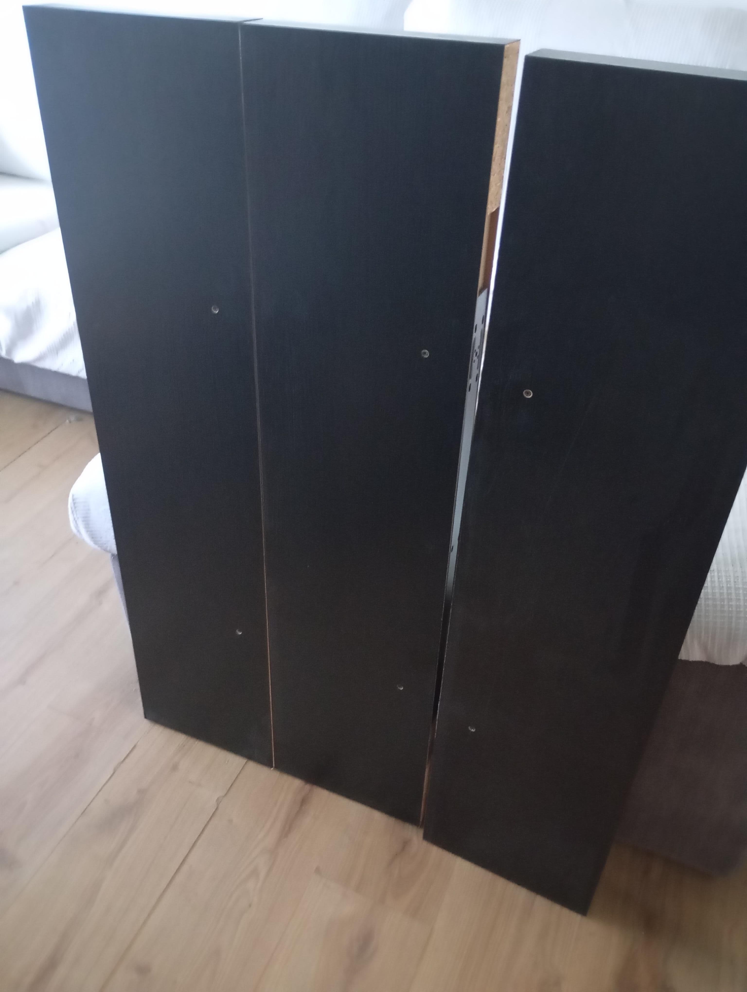 LACK Estante de pared, negro-marrón, 110x26 cm