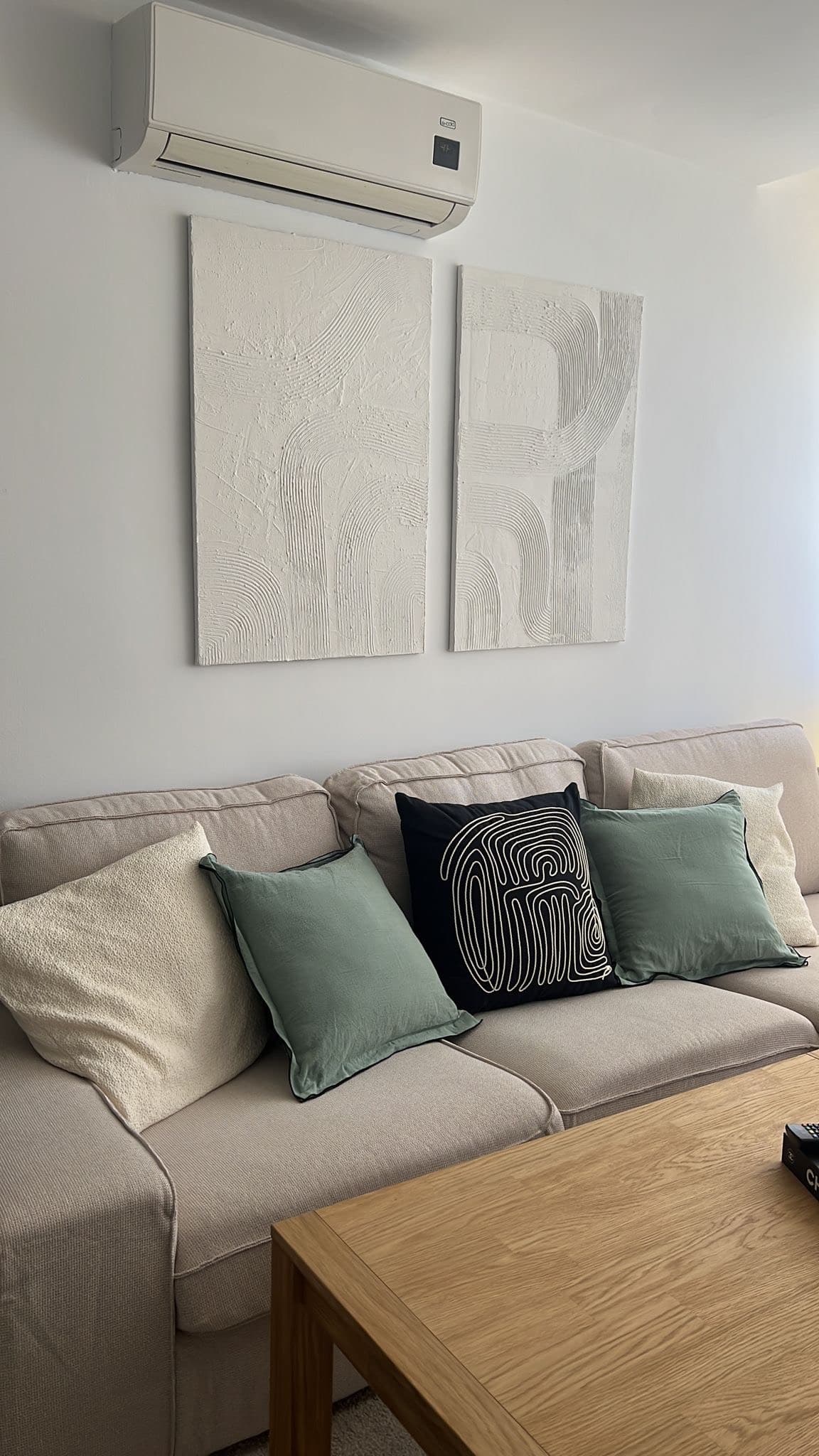 KIVIK sofá de 4 plazas con chaiselongue, Tresund beige claro