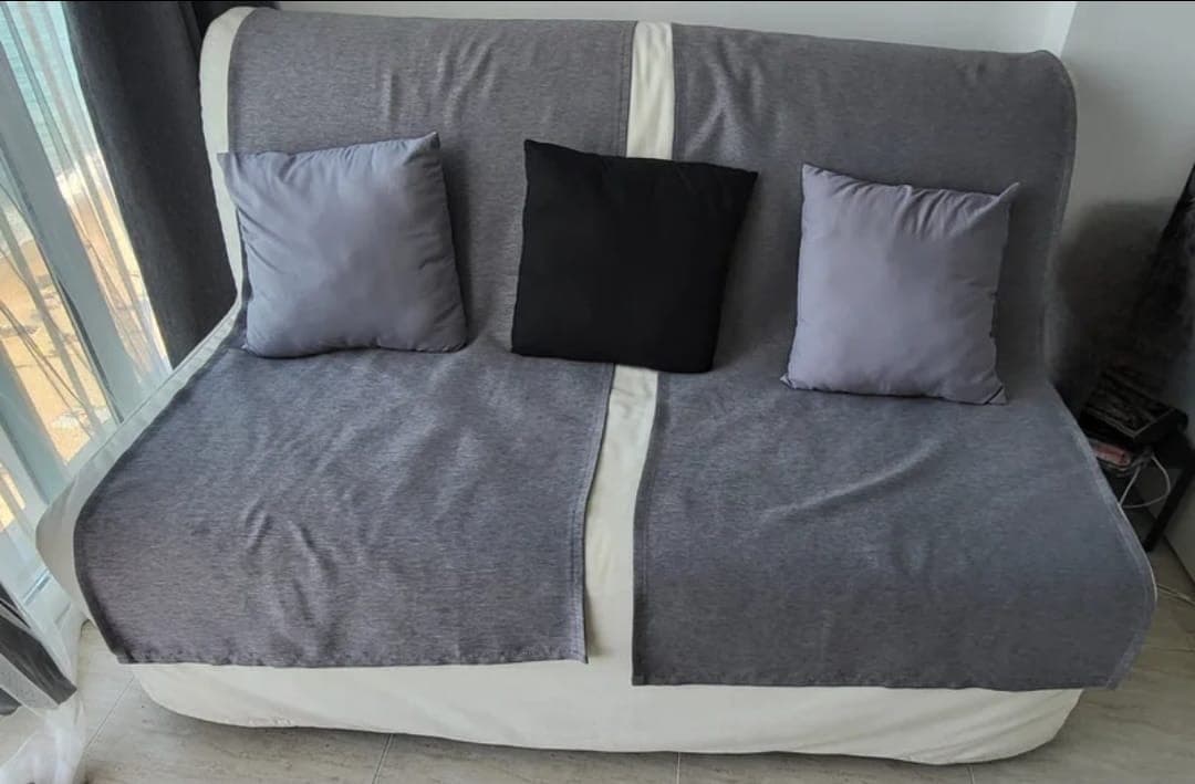 LYCKSELE LÖVÅS sofá cama de 2 plazas, Ransta natural