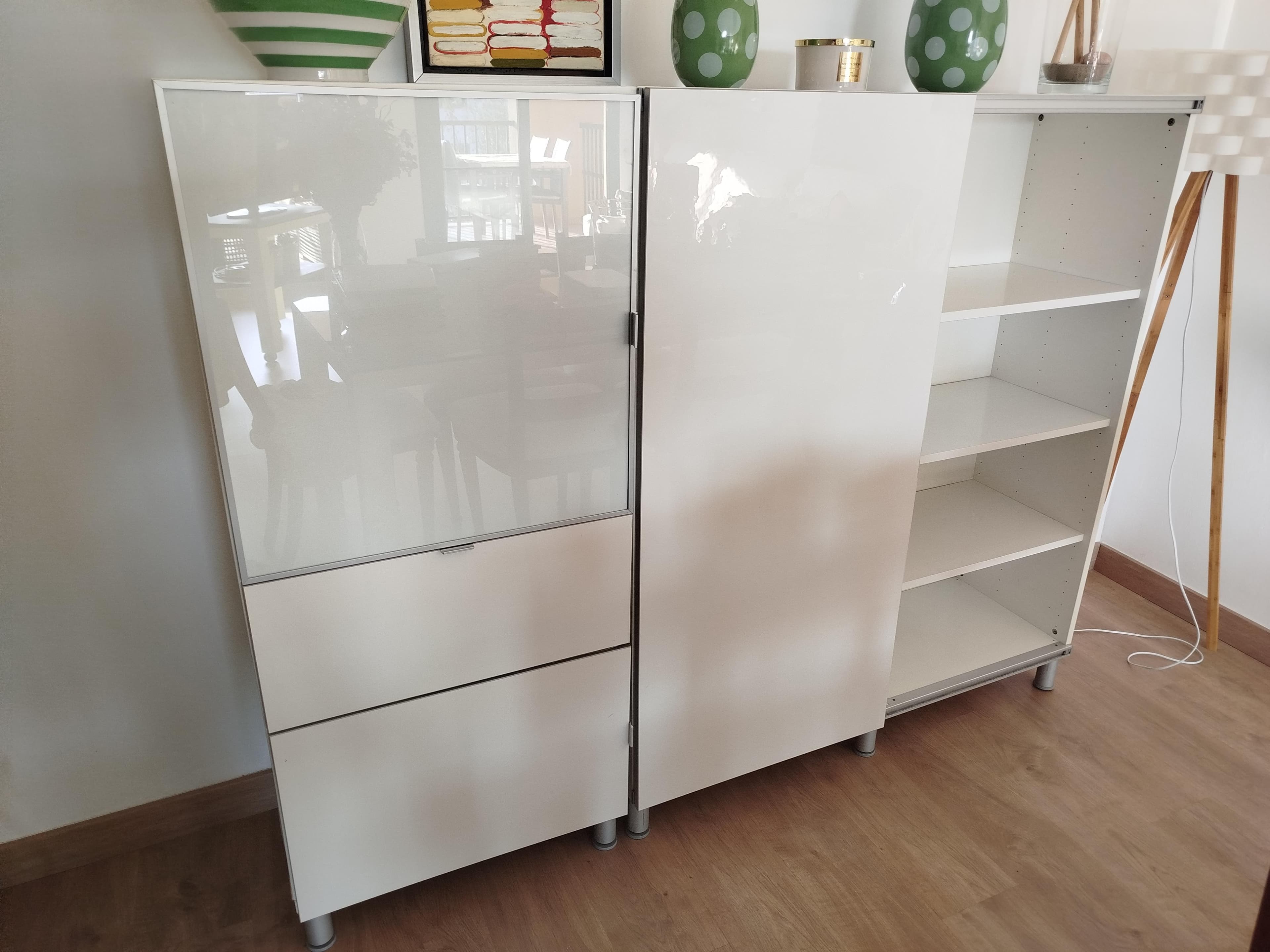 BESTÅ estrutura, branco, 60x40x192 cm