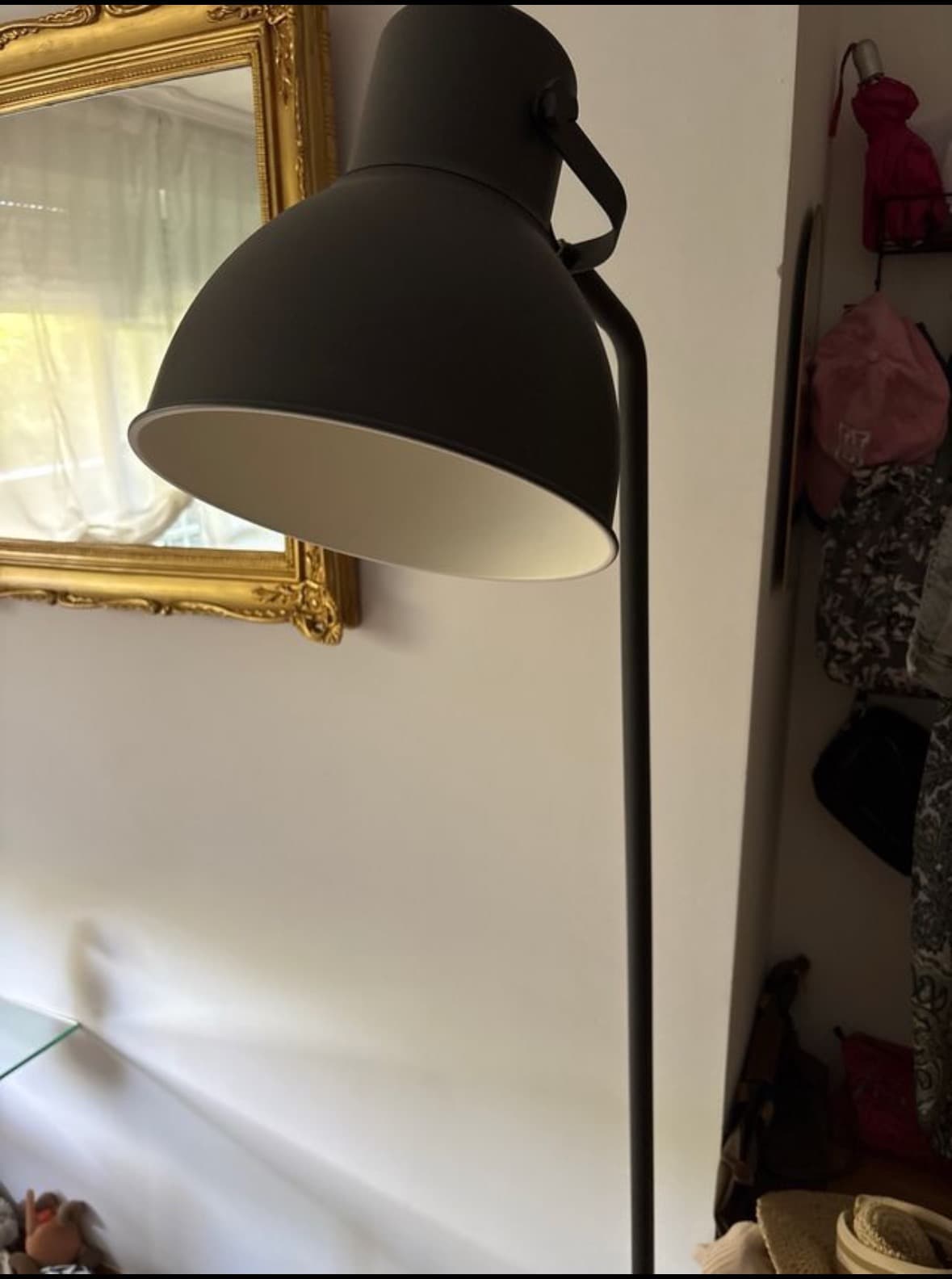HEKTAR floor lamp, dark grey