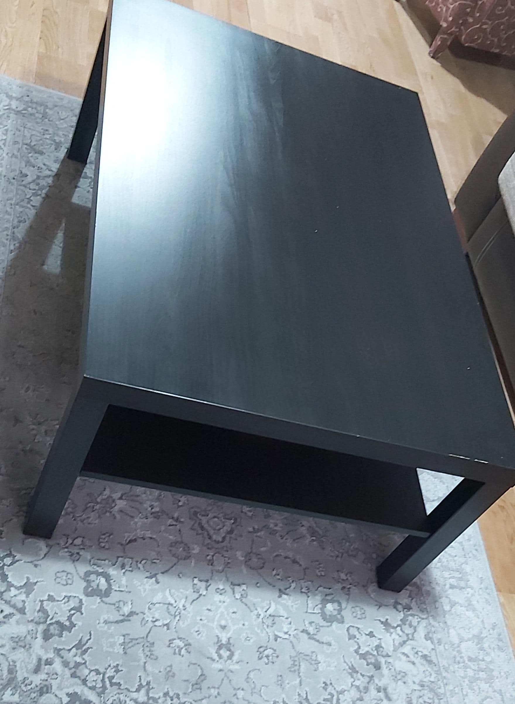 LACK Mesa de centro, negro-marrón, 118x78 cm