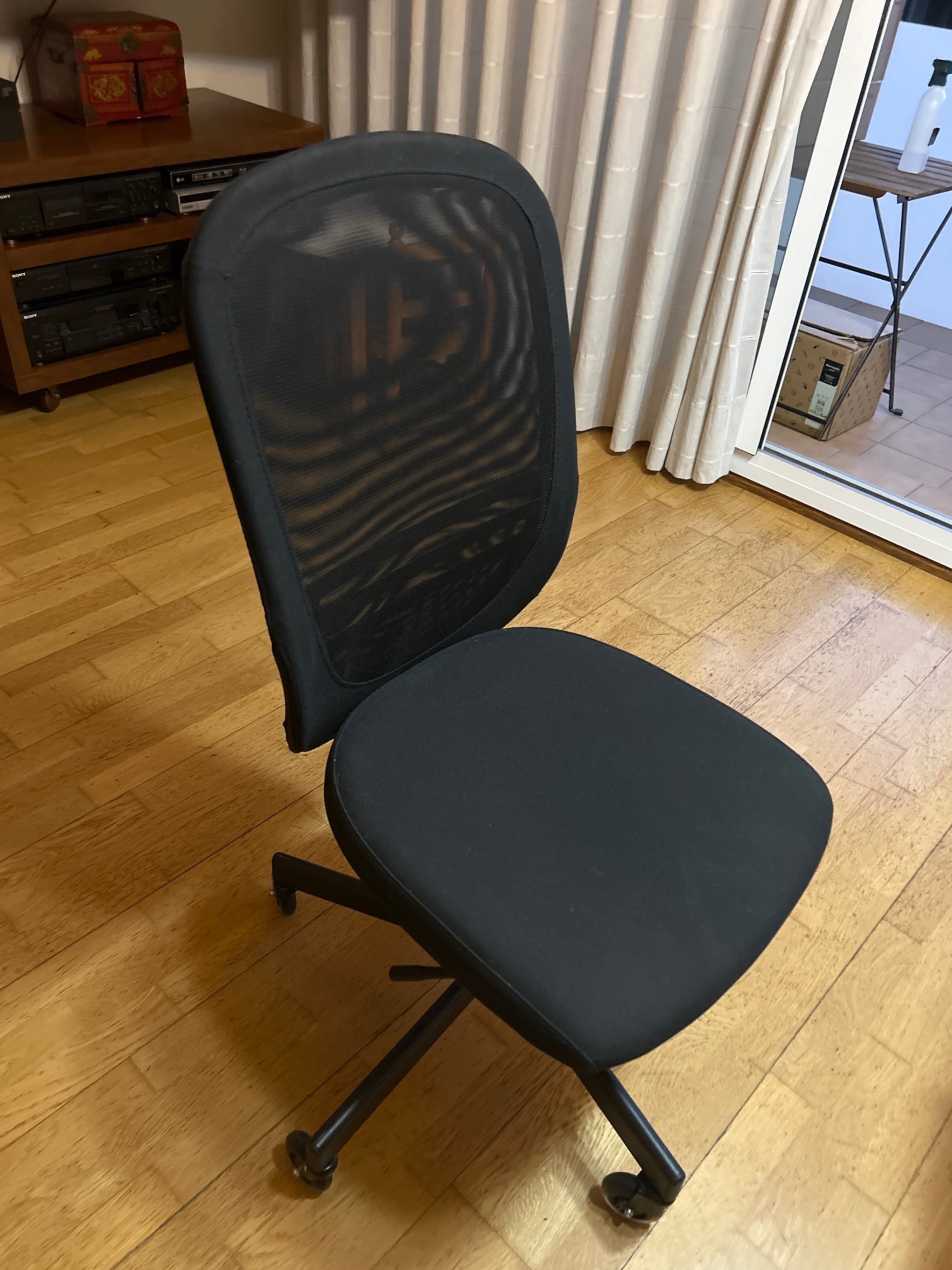 FLINTAN office chair, black