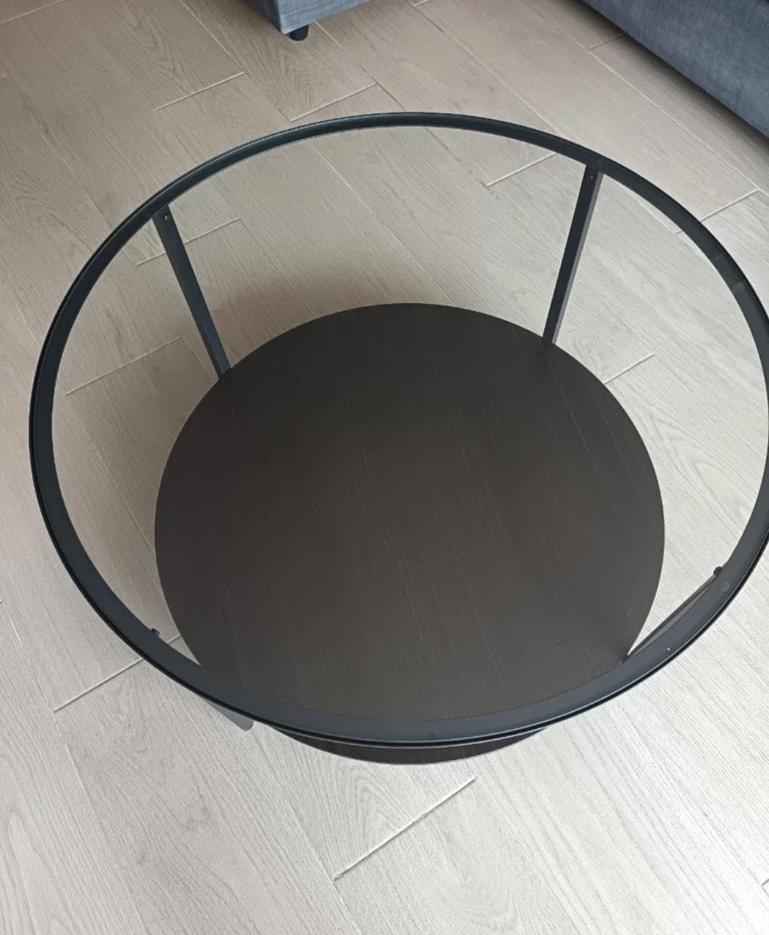 VITTSJÖ erdiko mahaia, beltz-marroia/beira, 75 cm