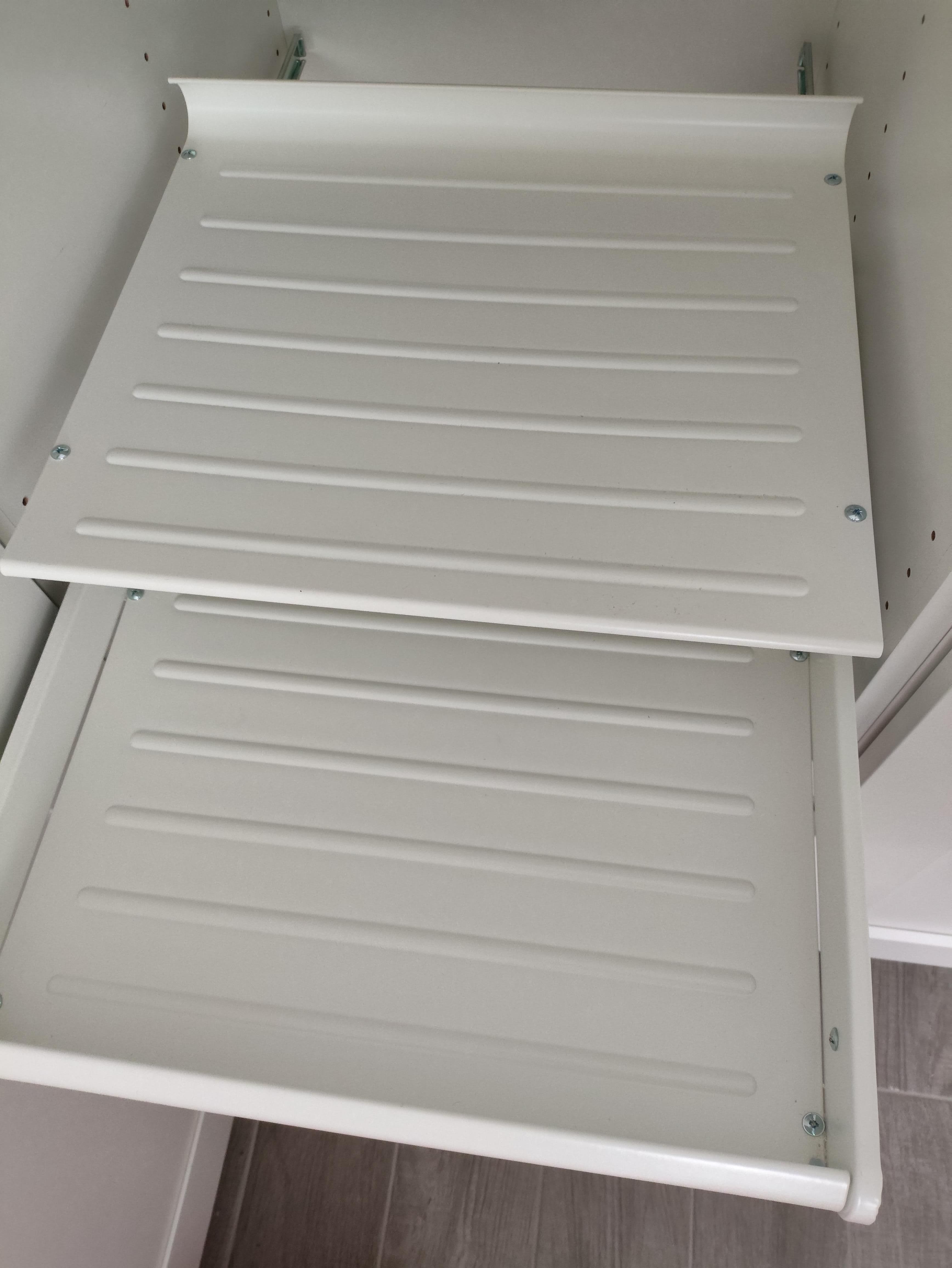 KOMPLEMENT pull-out shoe shelf, white, 50x58 cm