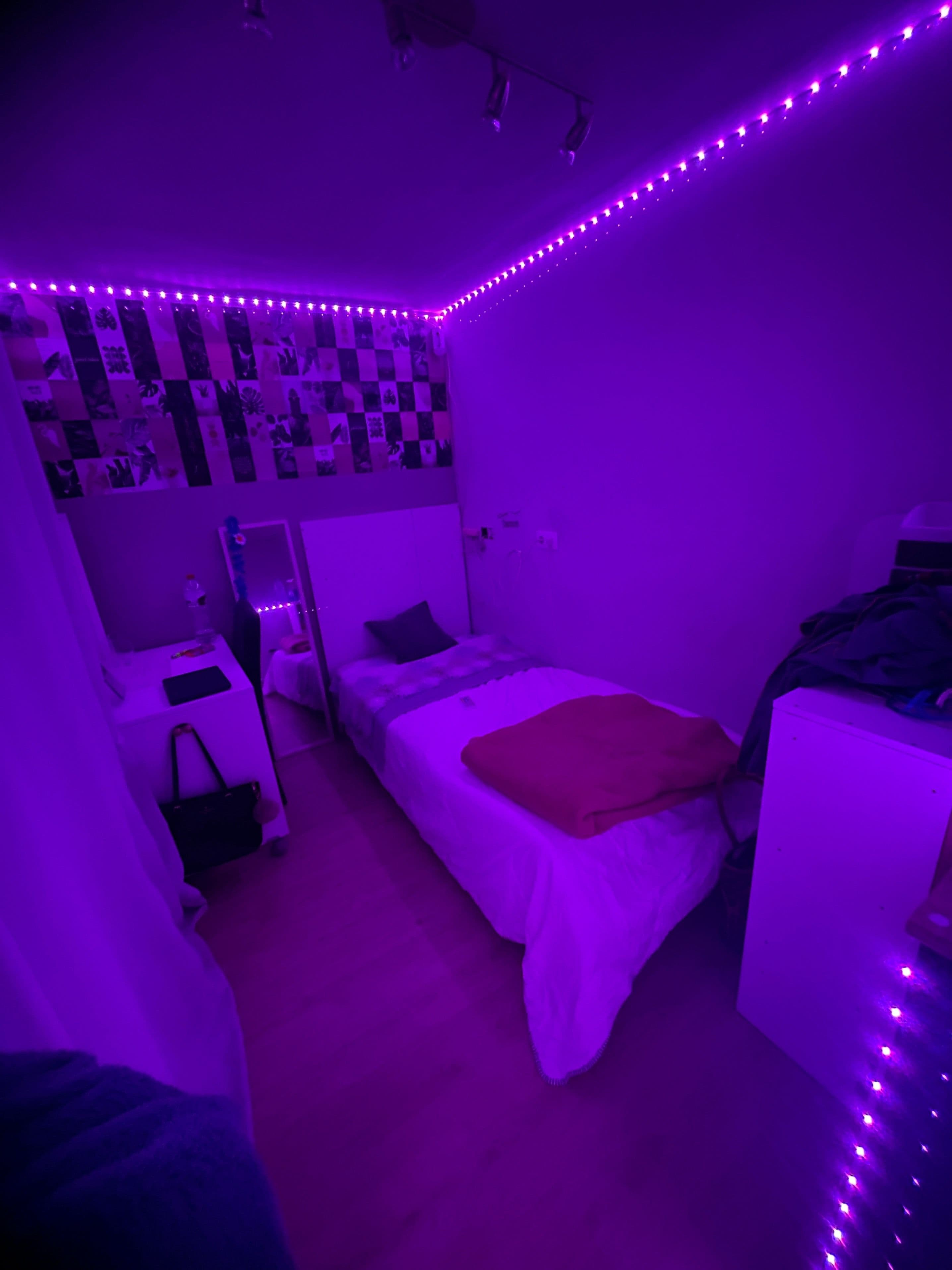VEVELSTAD estructura cama, blanco, 90x200 cm