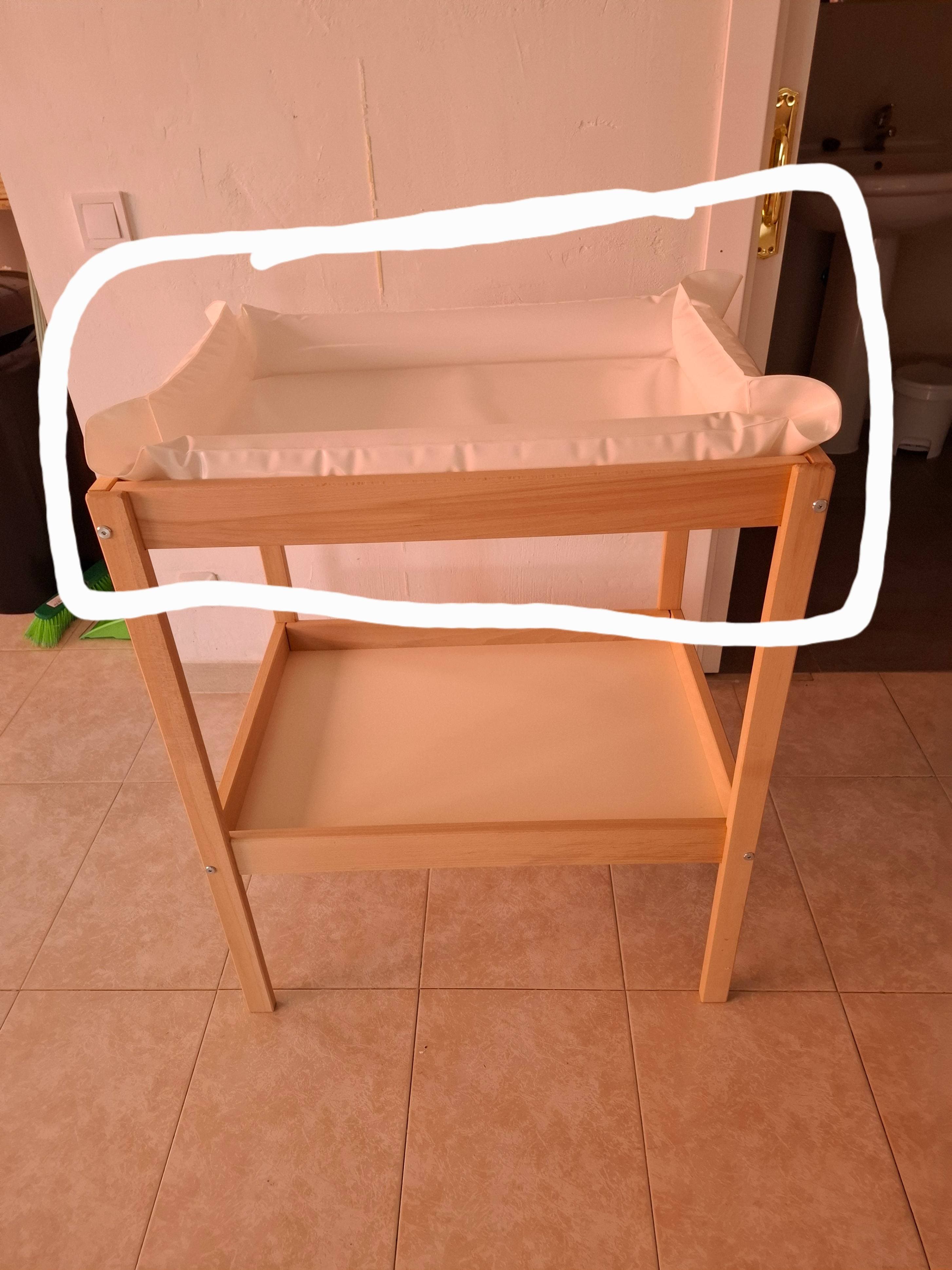 SKÖTSAM Cambiador, blanco, 53x80x2 cm