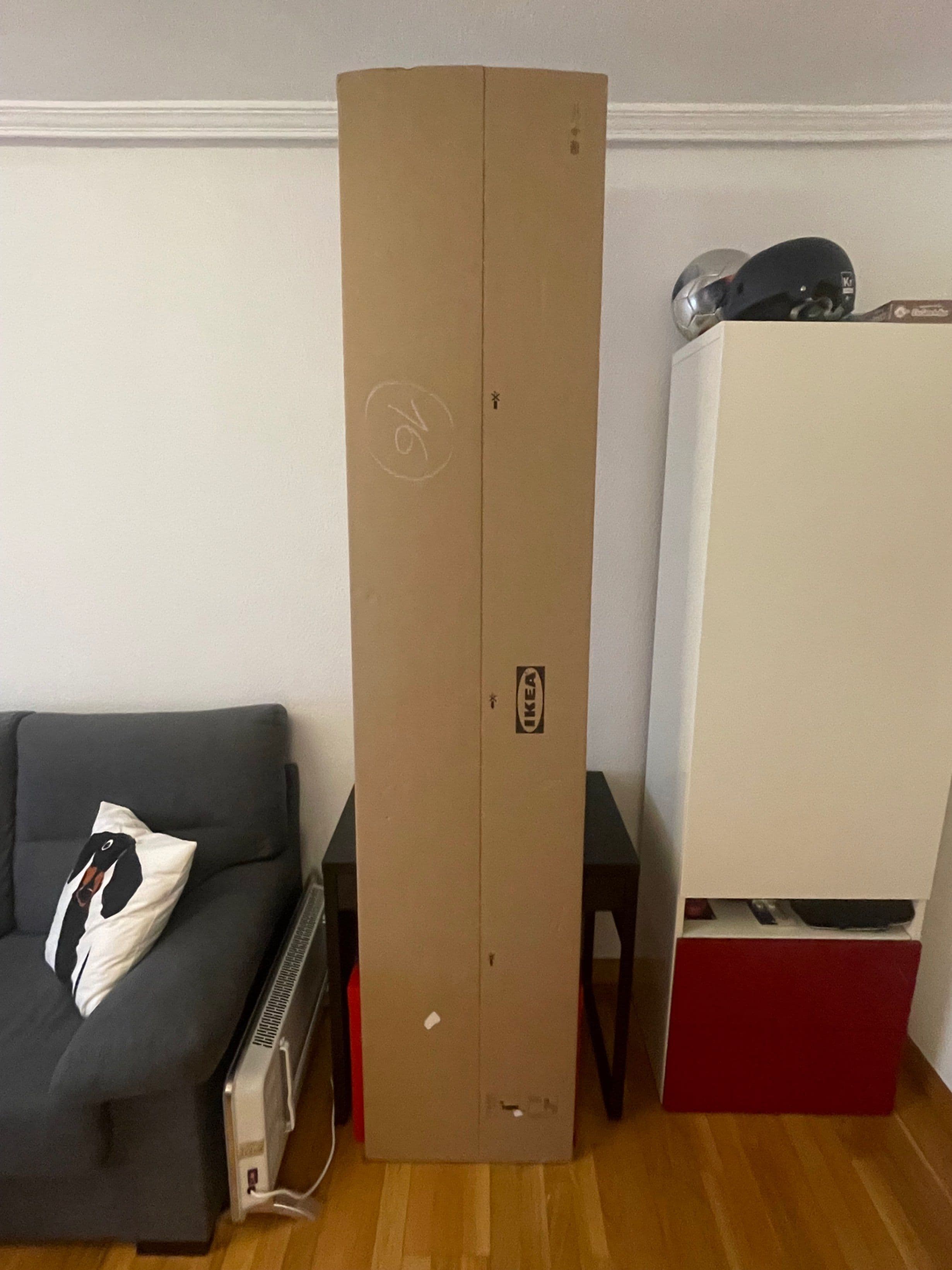 GRIMO door, white, 50x229 cm