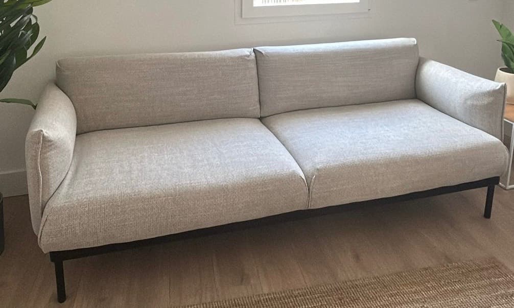 ÄPPLARYD 3-seat sofa, Lejde light grey