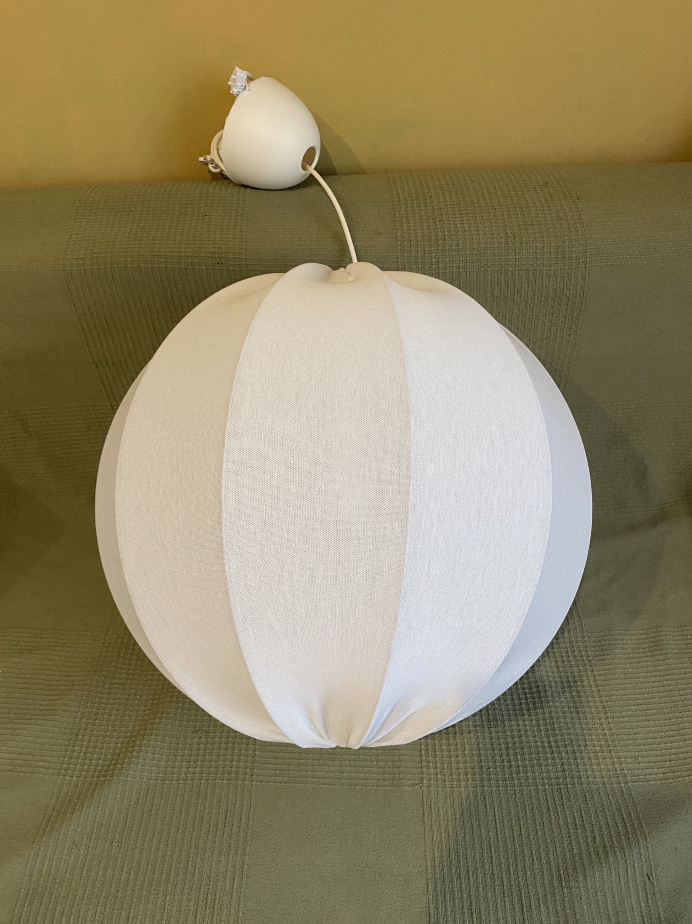 REGNSKUR pantalla para lámpada de teito, redondo branco, 50 cm