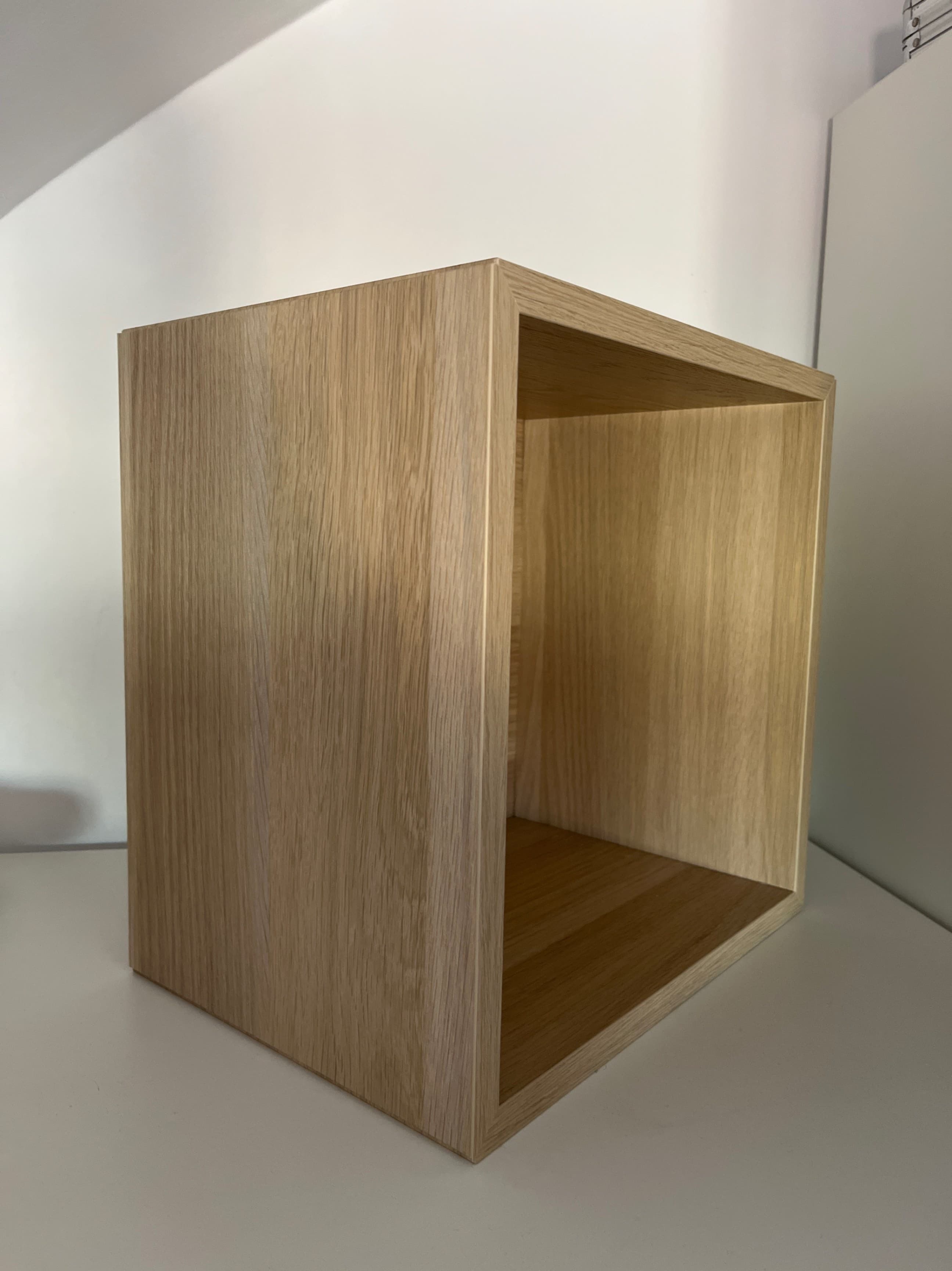 EKET cabinet, white stained oak effect, 35x25x35 cm
