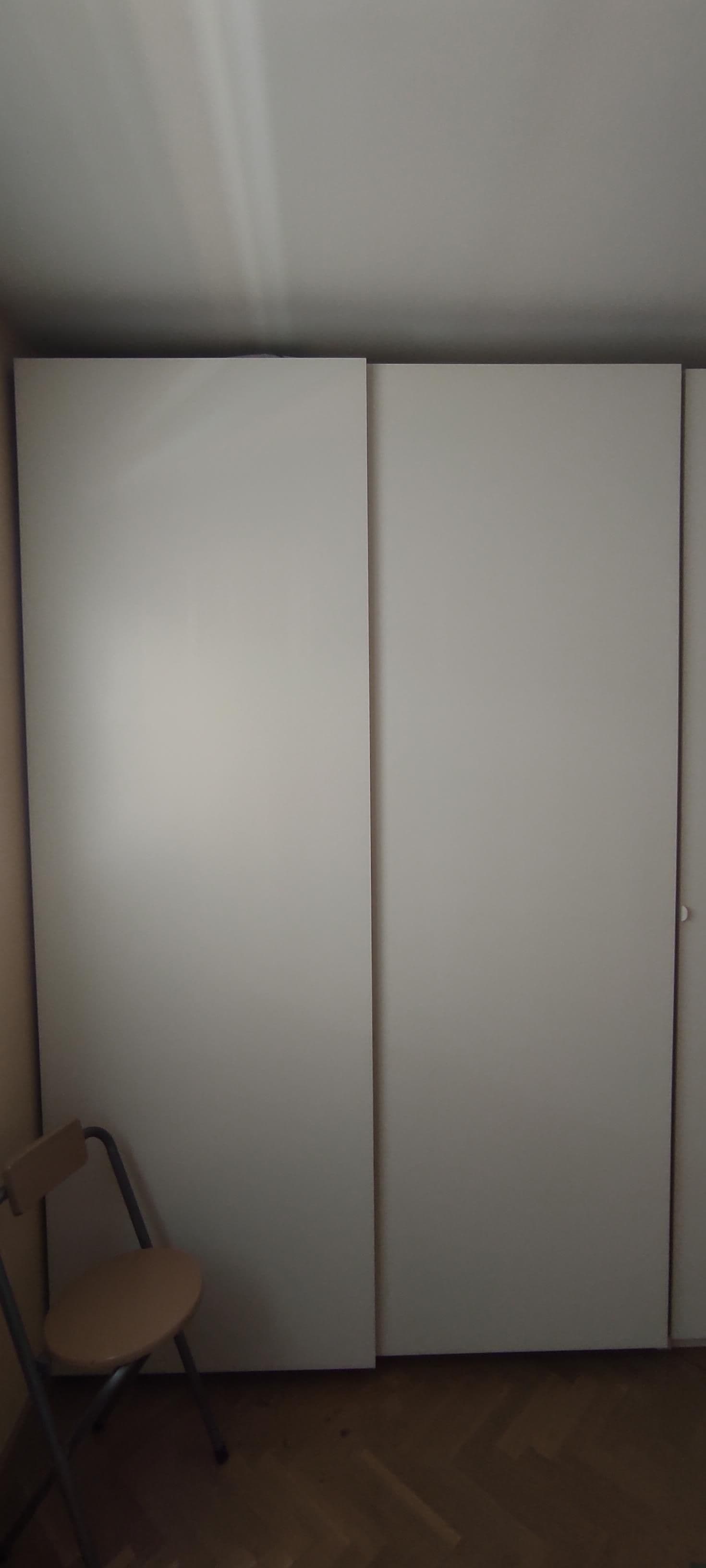 HASVIK portas corredizas, 2 uds, branco, 150x236 cm