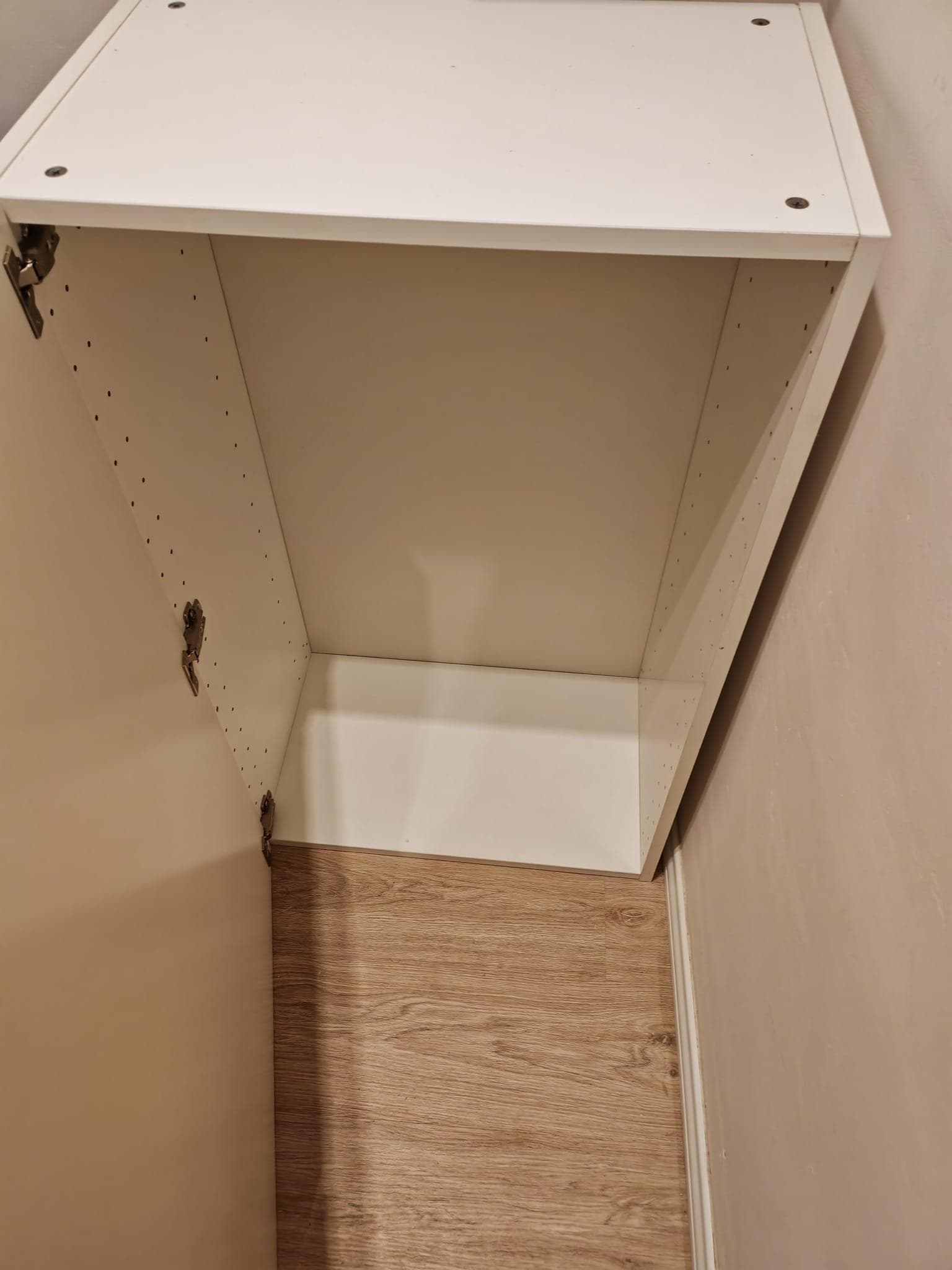 METOD armario de pared con baldas, blanco/Veddinge blanco, 60x100 cm