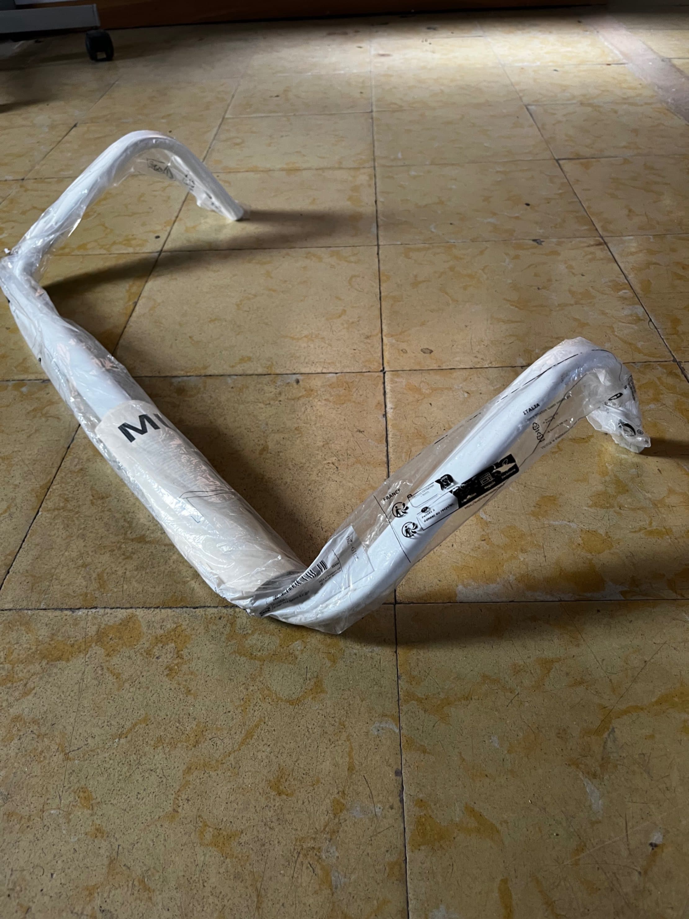 MULIG arroparako barra, zuria, 60-90 cm
