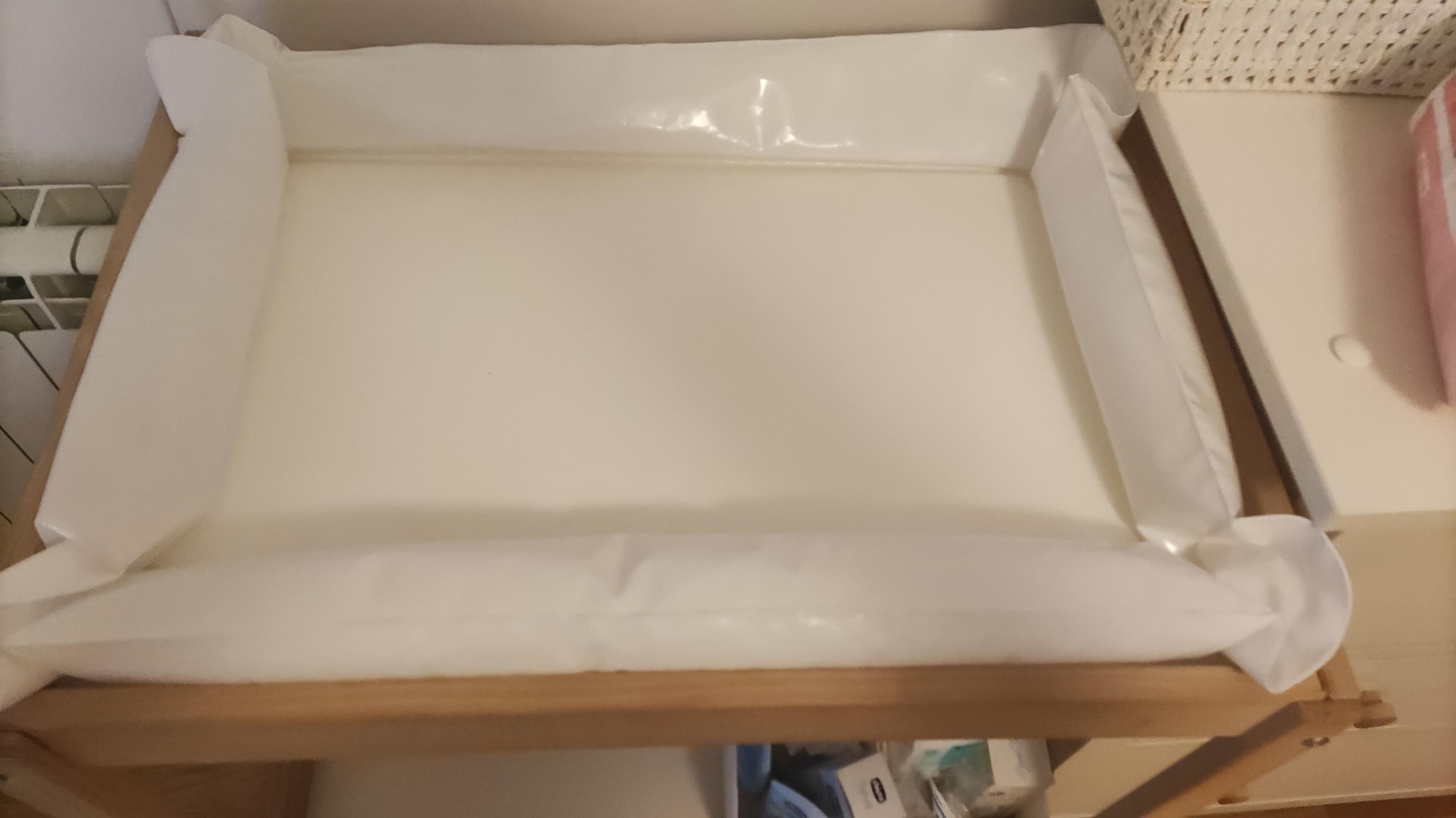 SKÖTSAM Cambiador, blanco, 53x80x2 cm