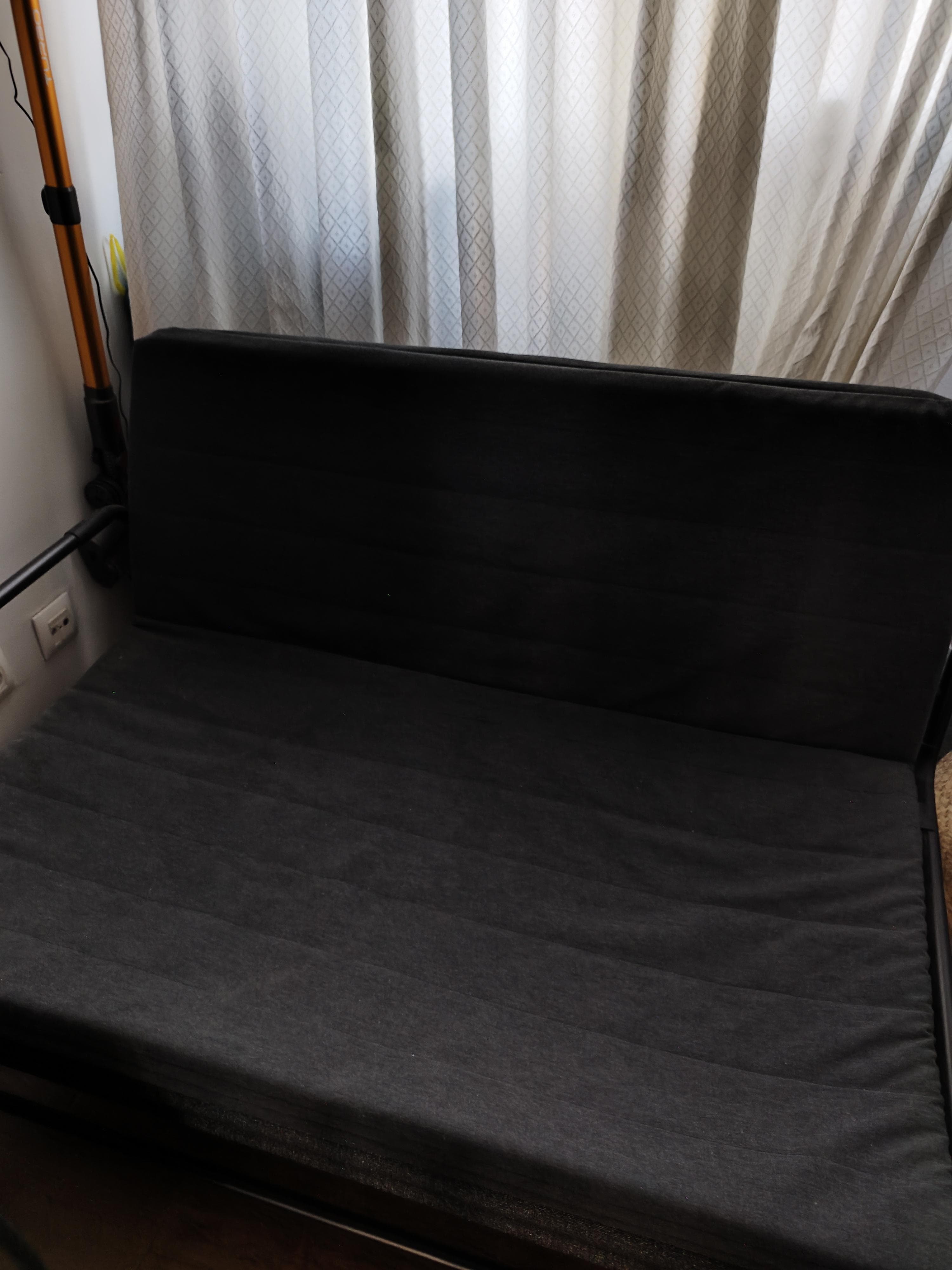 HAMMARN sofá cama, Knisa gris oscuro/negro