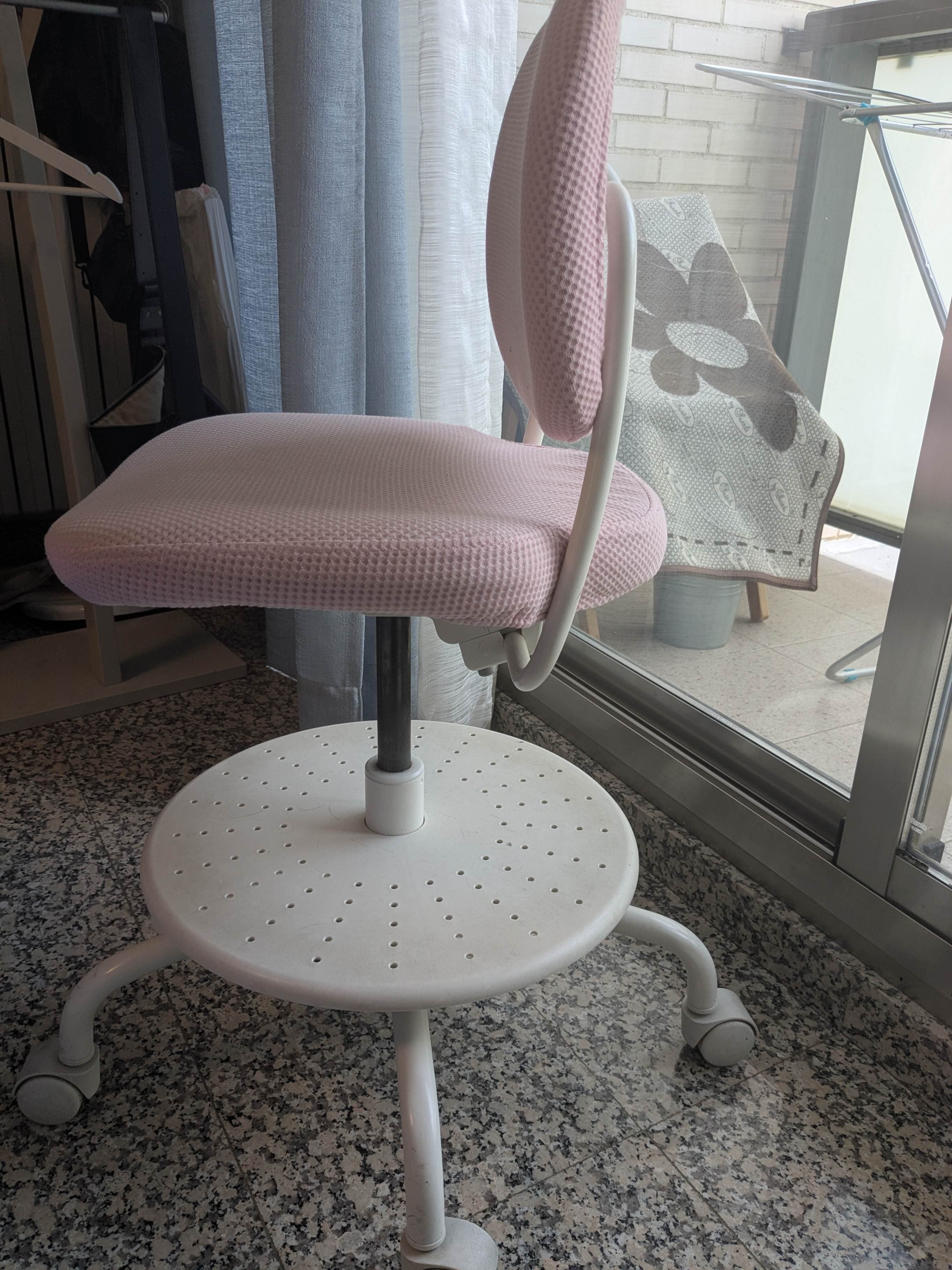 VIMUND children's desk chair, light pink