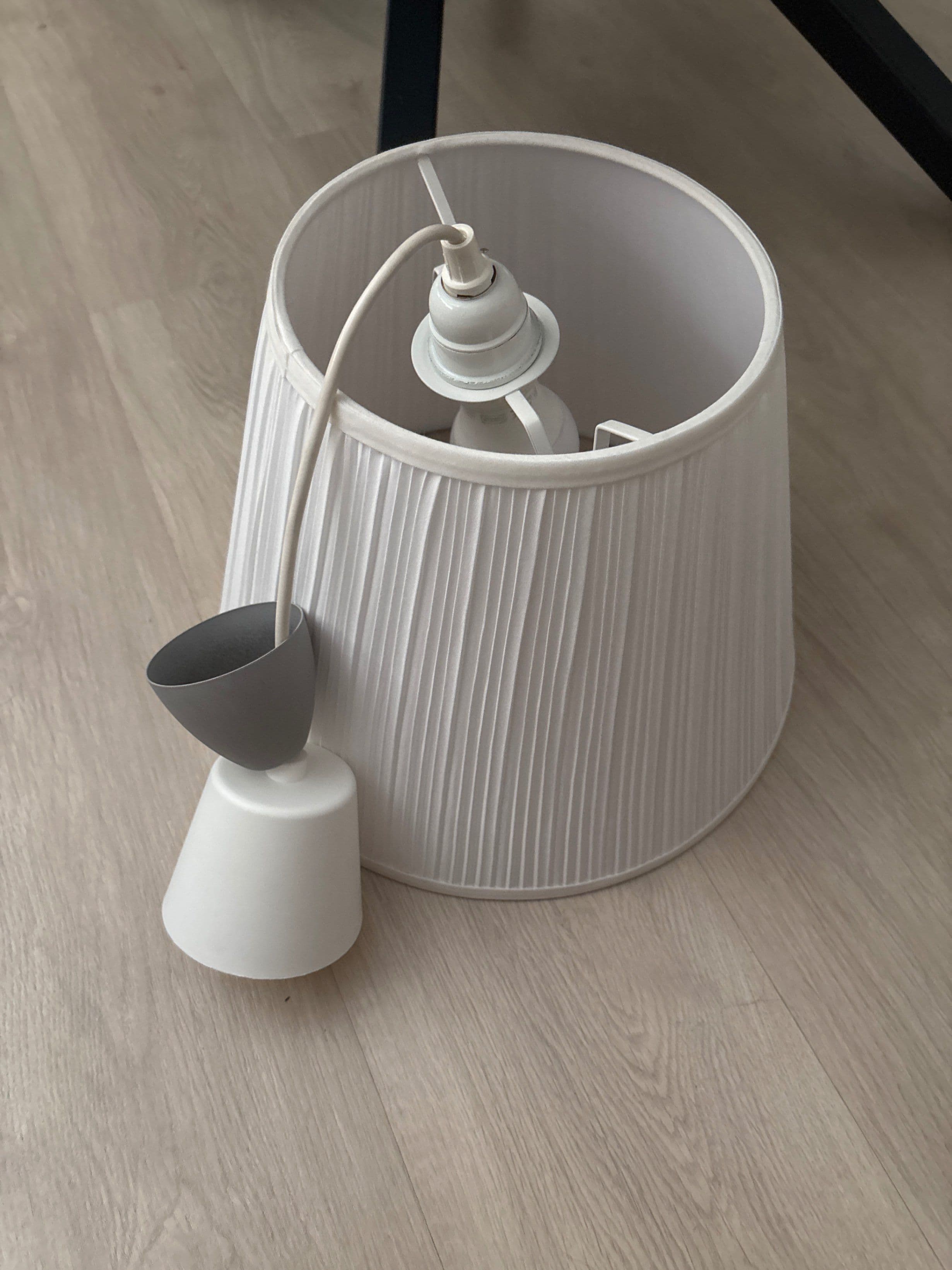 MYRHULT Pantalla para lámpara, blanco, diámetro: 33 cm